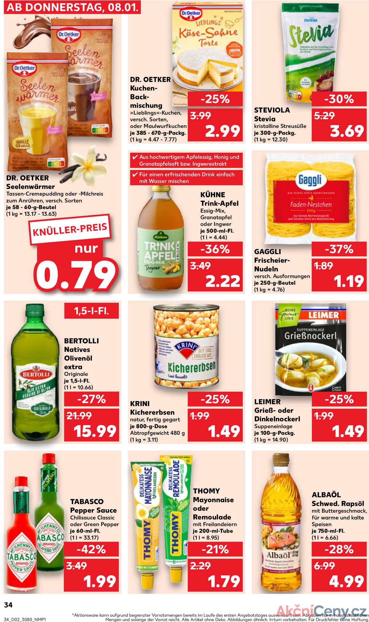 Leták Kaufland Německo 8.1.-14.1.2026 strana 34