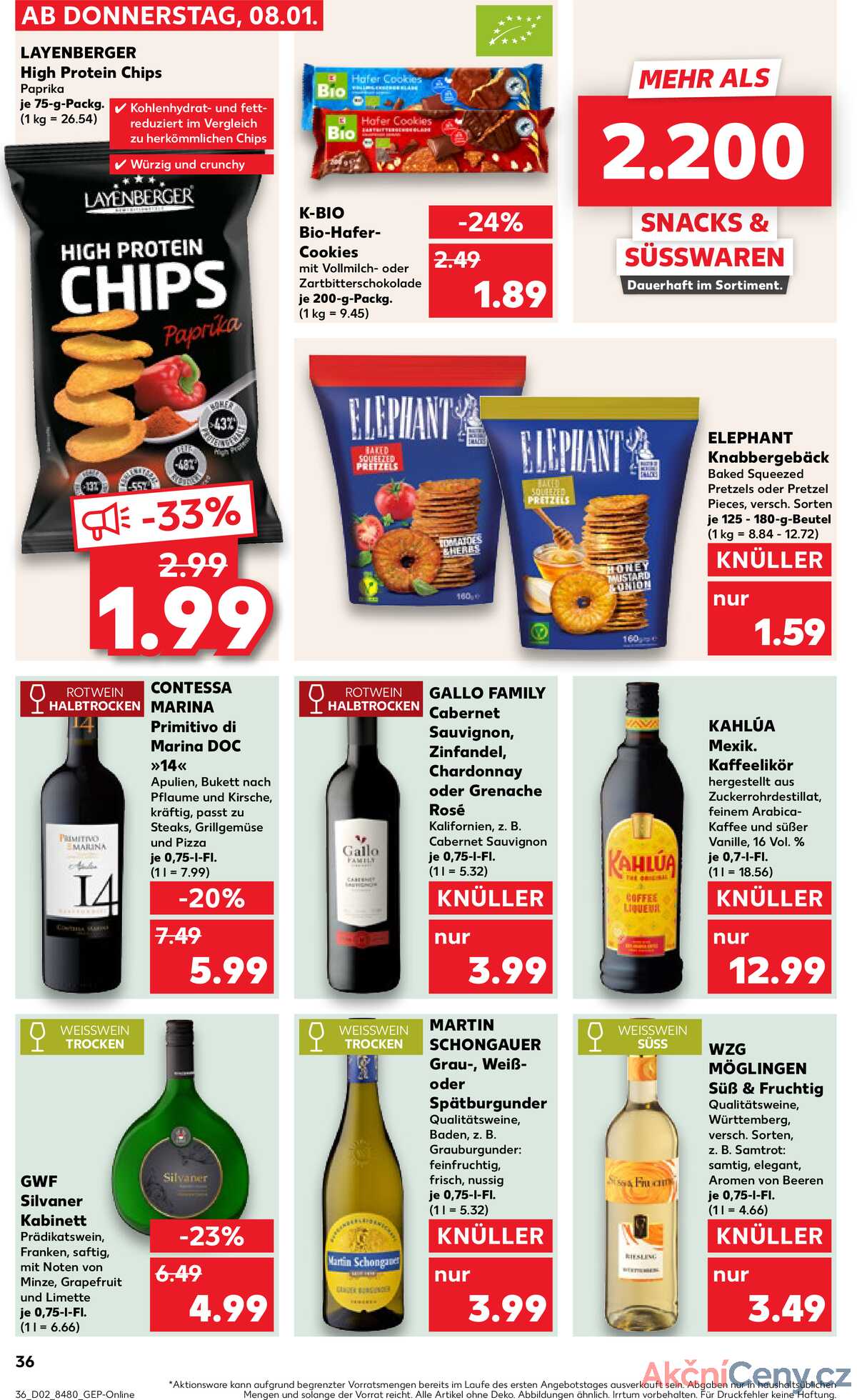 Leták Kaufland Německo 8.1.-14.1.2026 strana 36