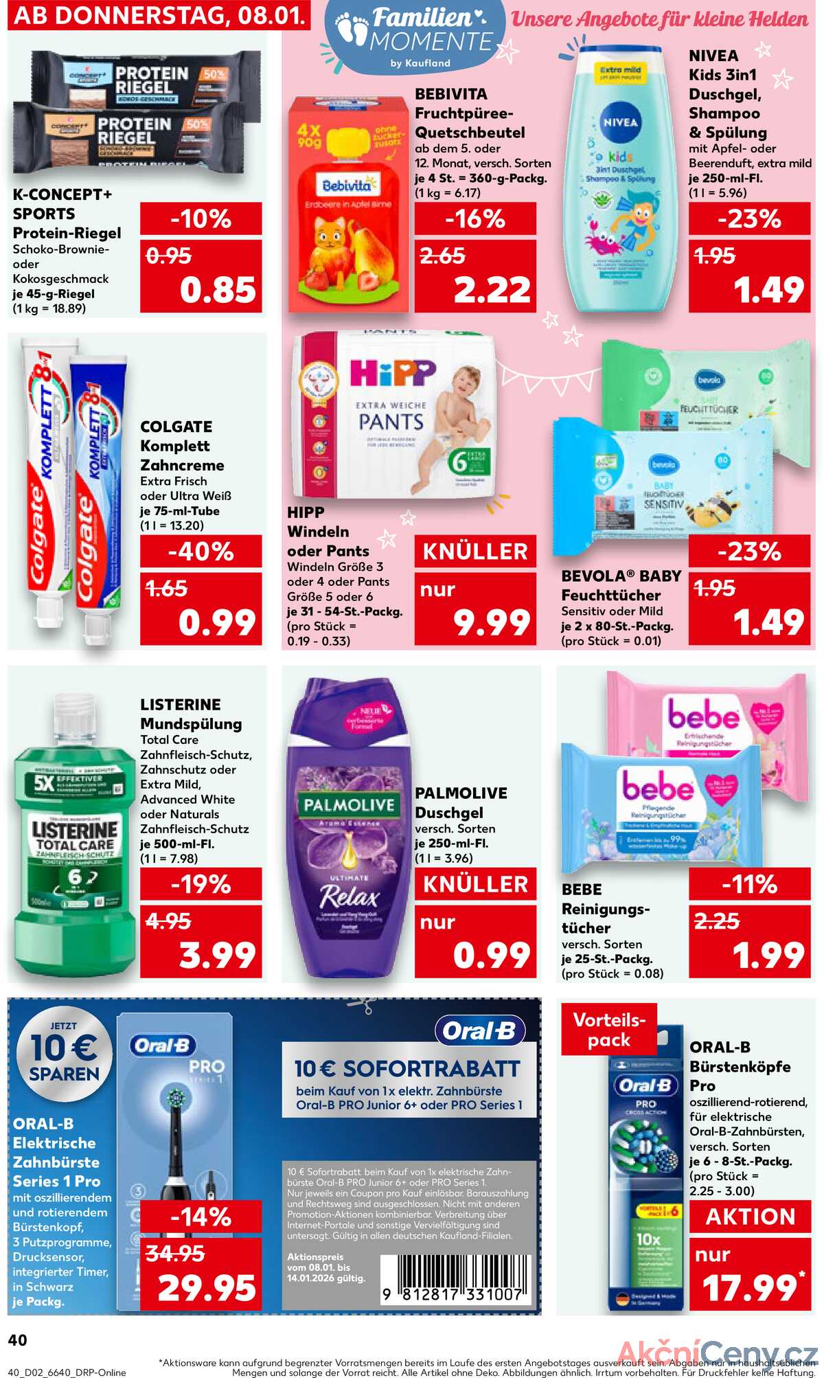 Leták Kaufland Německo 8.1.-14.1.2026 strana 38