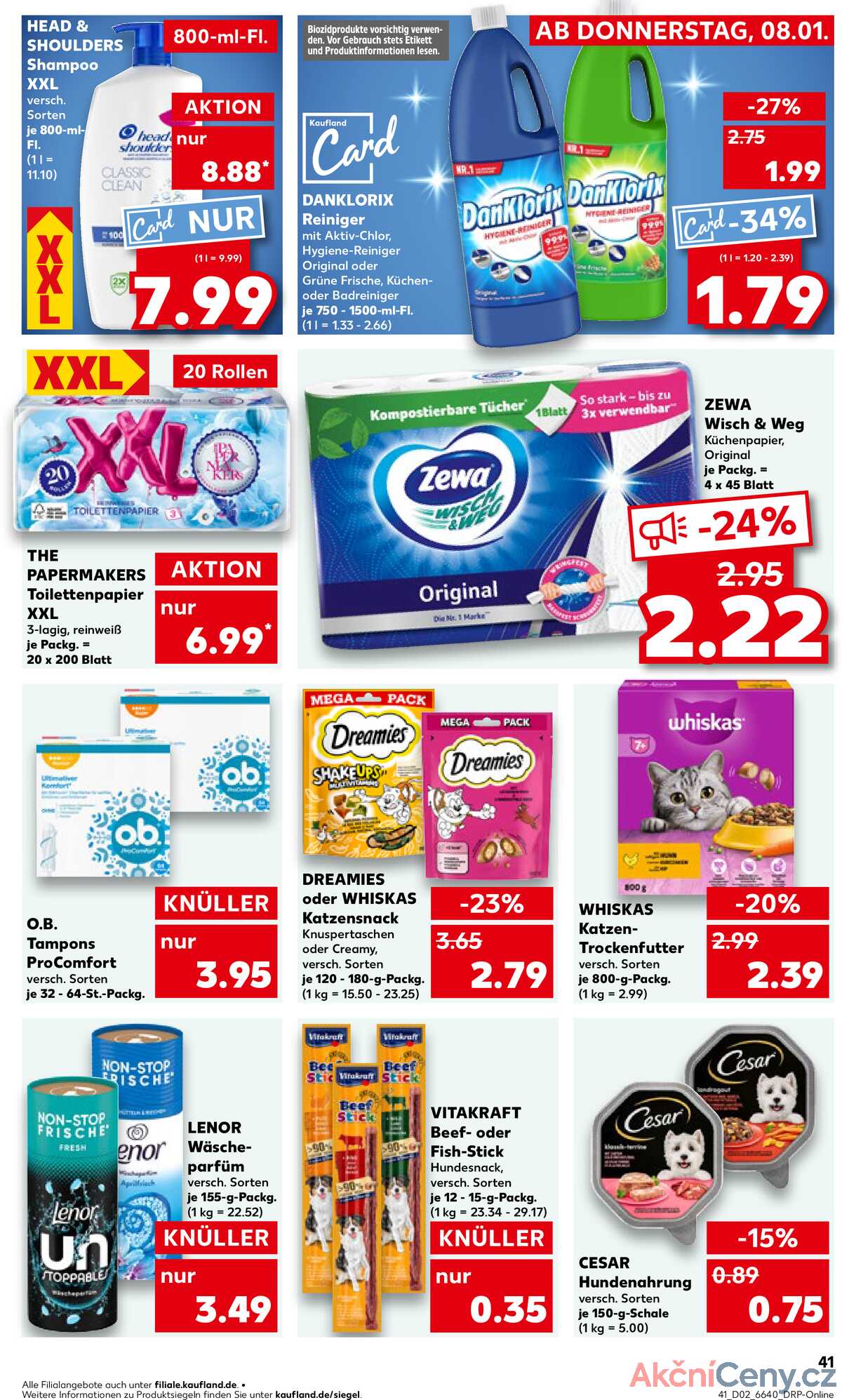 Leták Kaufland Německo 8.1.-14.1.2026 strana 39