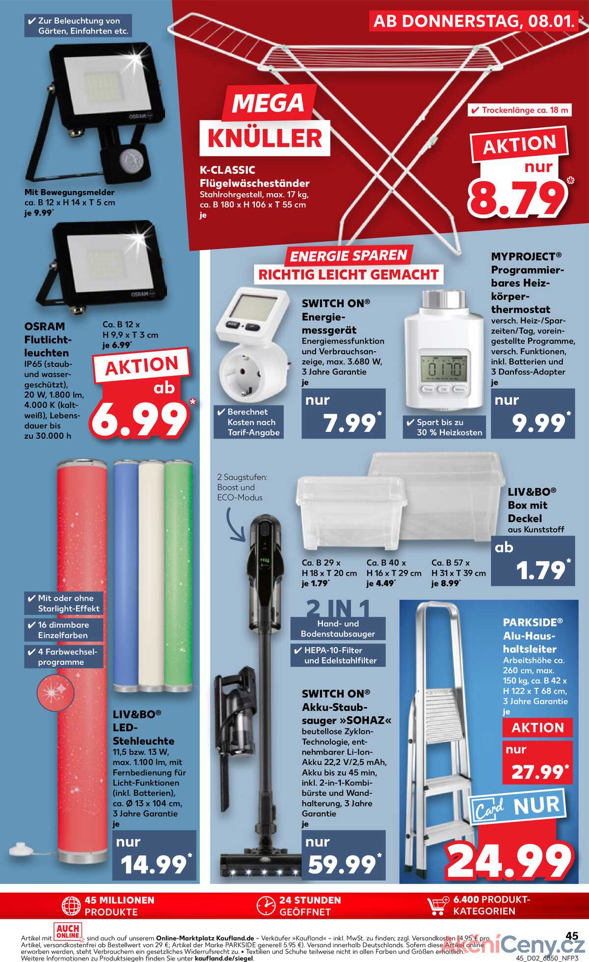 Leták Kaufland Německo 8.1.-14.1.2026 strana 45