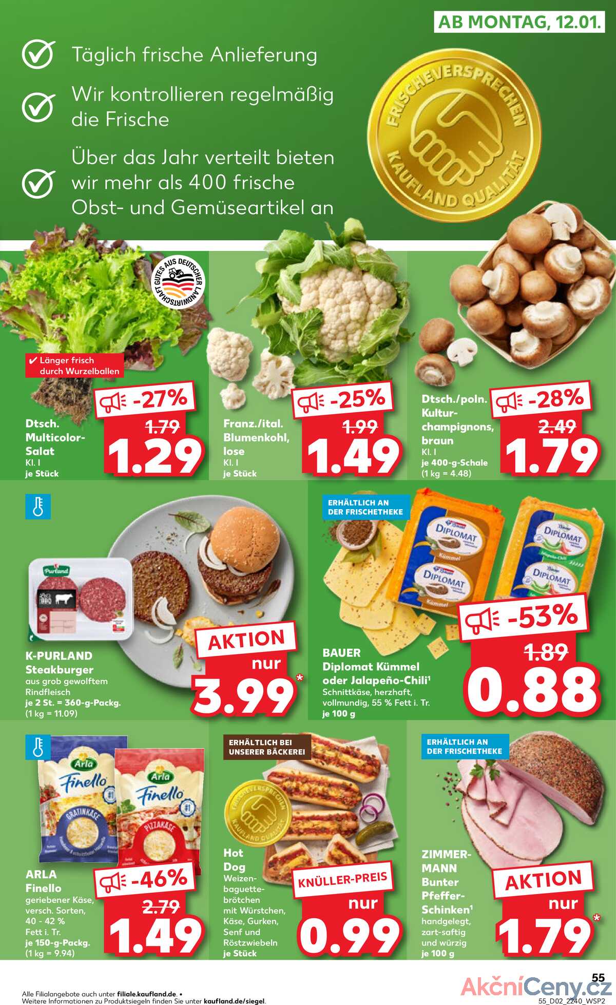 Leták Kaufland Německo 8.1.-14.1.2026 strana 55