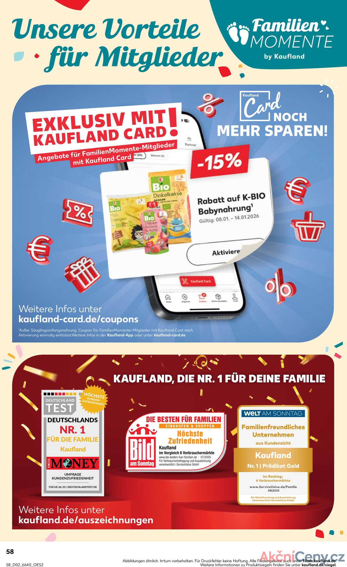 Leták Kaufland Německo 8.1.-14.1.2026 strana 58
