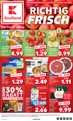 Leták Kaufland Německo 8.1.-14.1.2026
