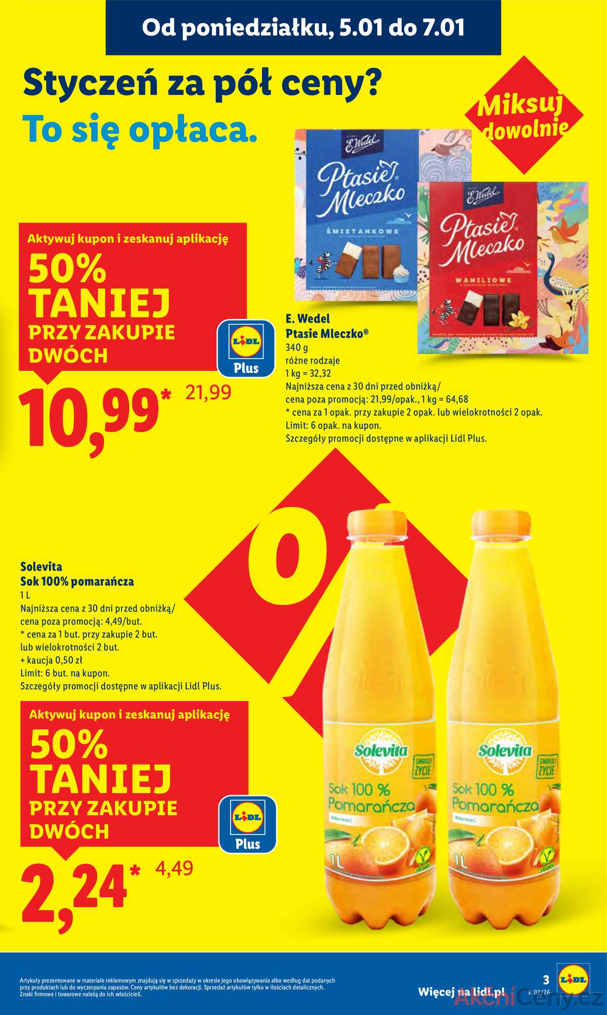 Leták Lidl Polsko 5.1.-7.1.2026 strana 3