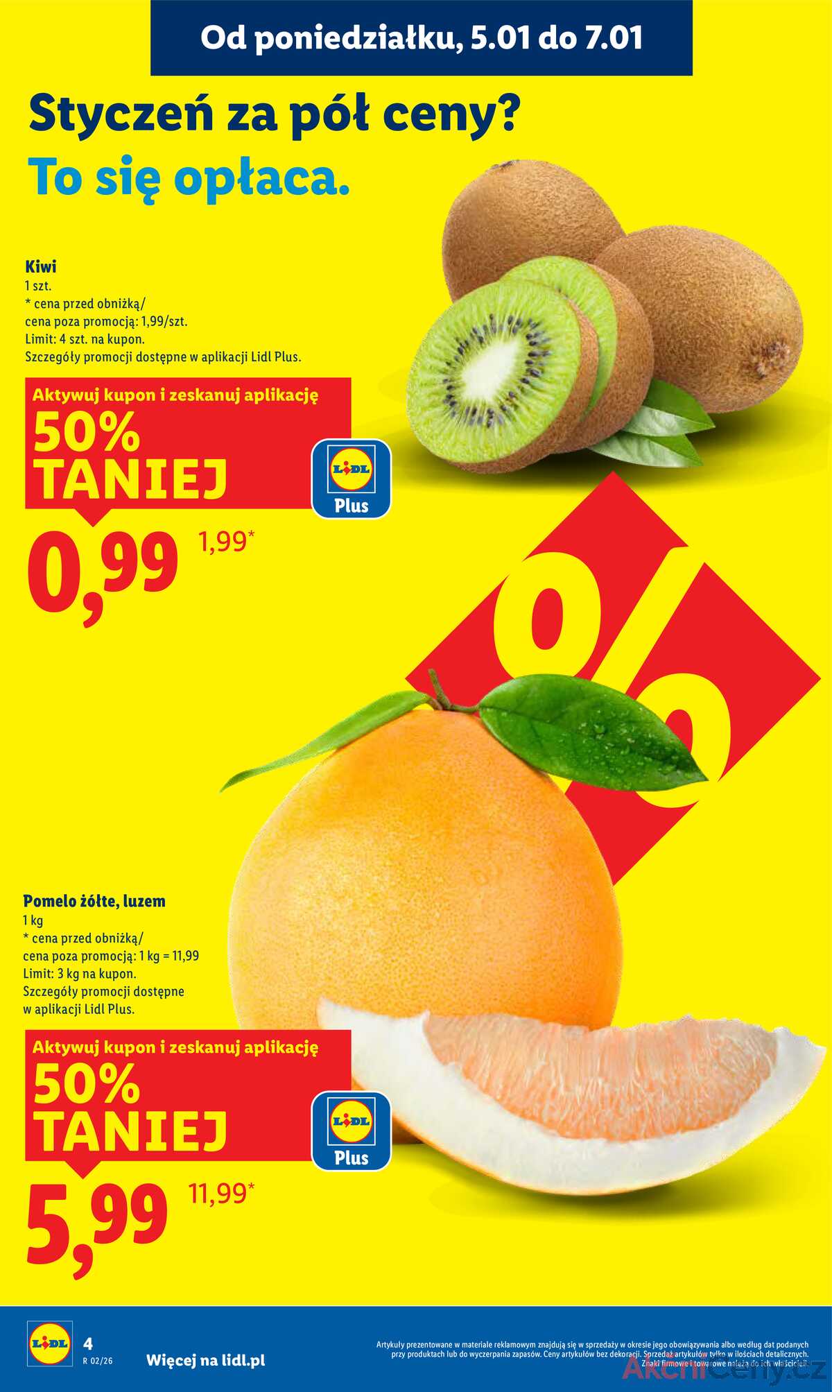 Leták Lidl Polsko 5.1.-7.1.2026 strana 4