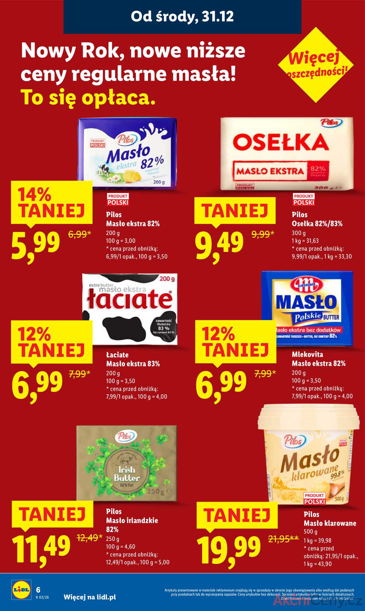 Leták Lidl Polsko 5.1.-7.1.2026 strana 6