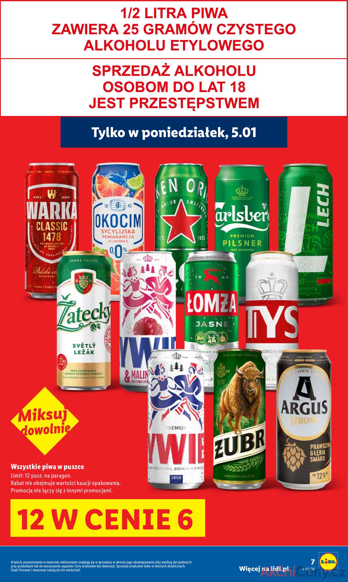 Leták Lidl Polsko 5.1.-7.1.2026 strana 7
