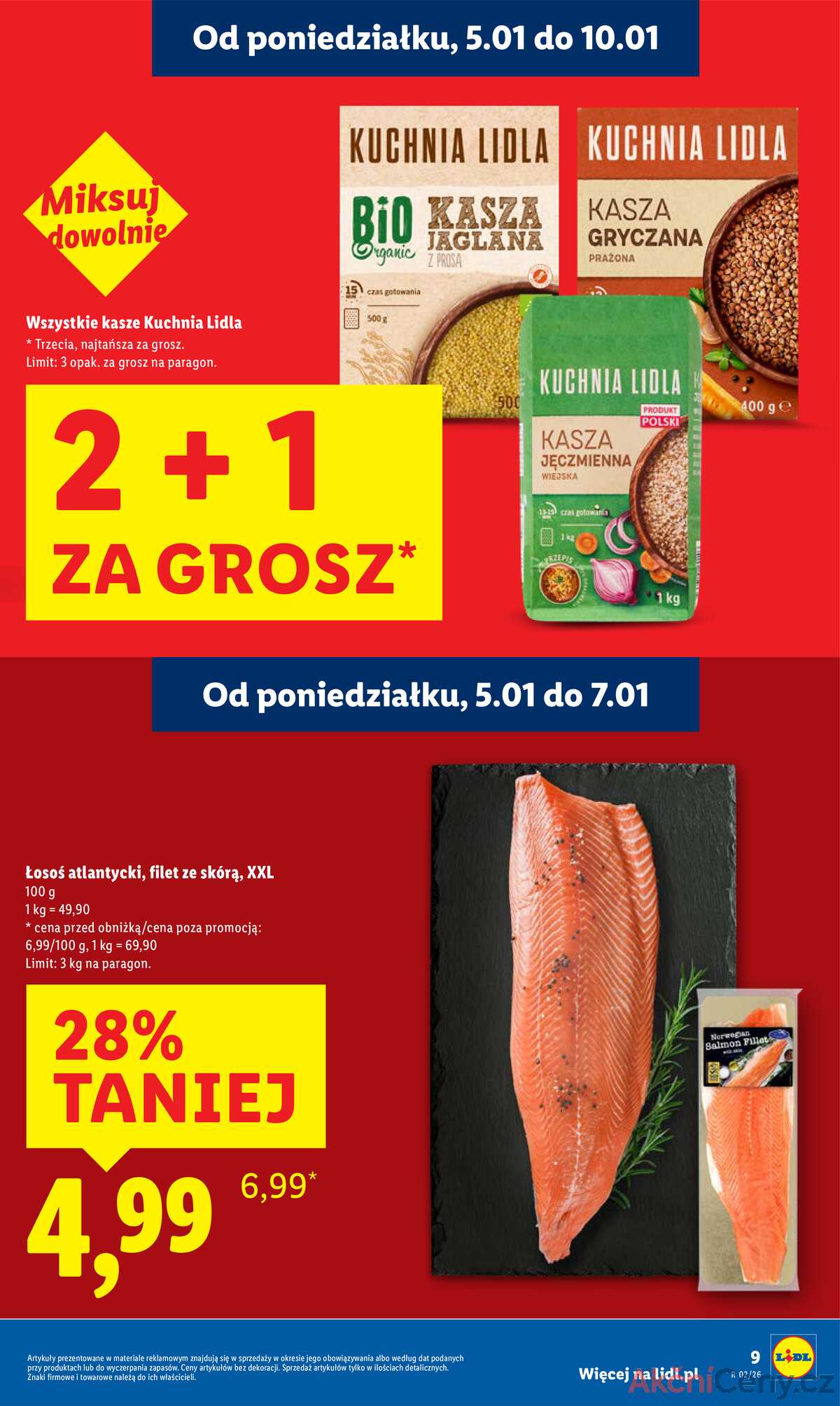 Leták Lidl Polsko 5.1.-7.1.2026 strana 9