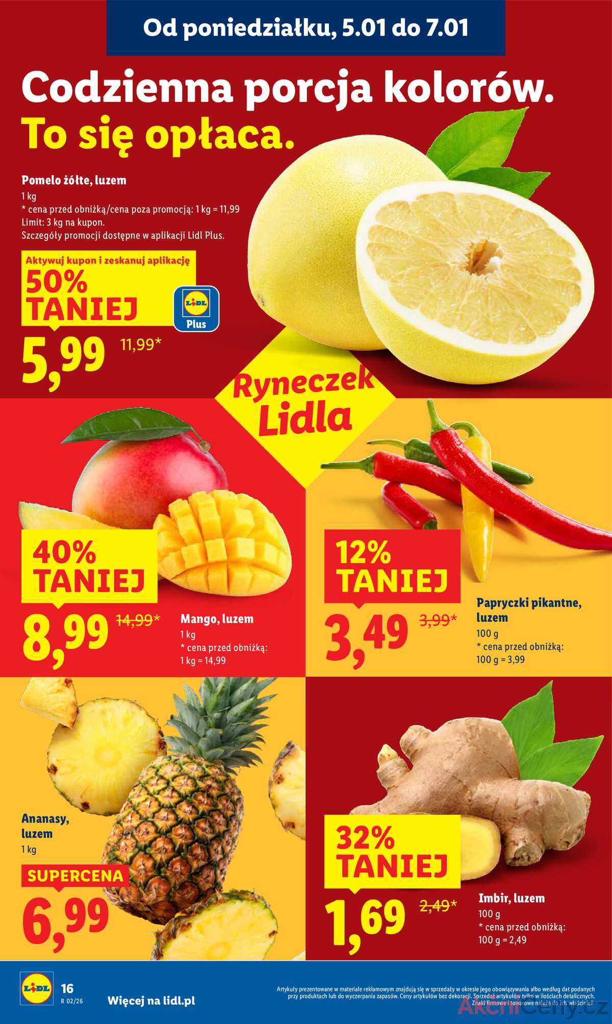 Leták Lidl Polsko 5.1.-7.1.2026 strana 18