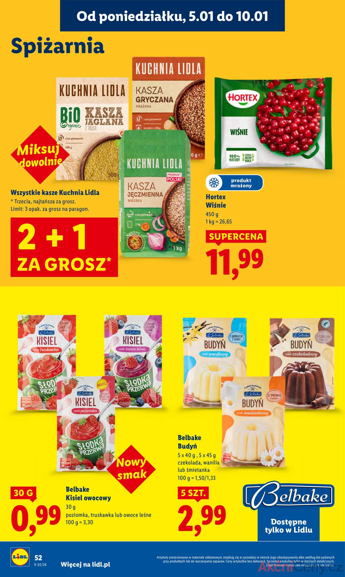 Leták Lidl Polsko 5.1.-7.1.2026 strana 54