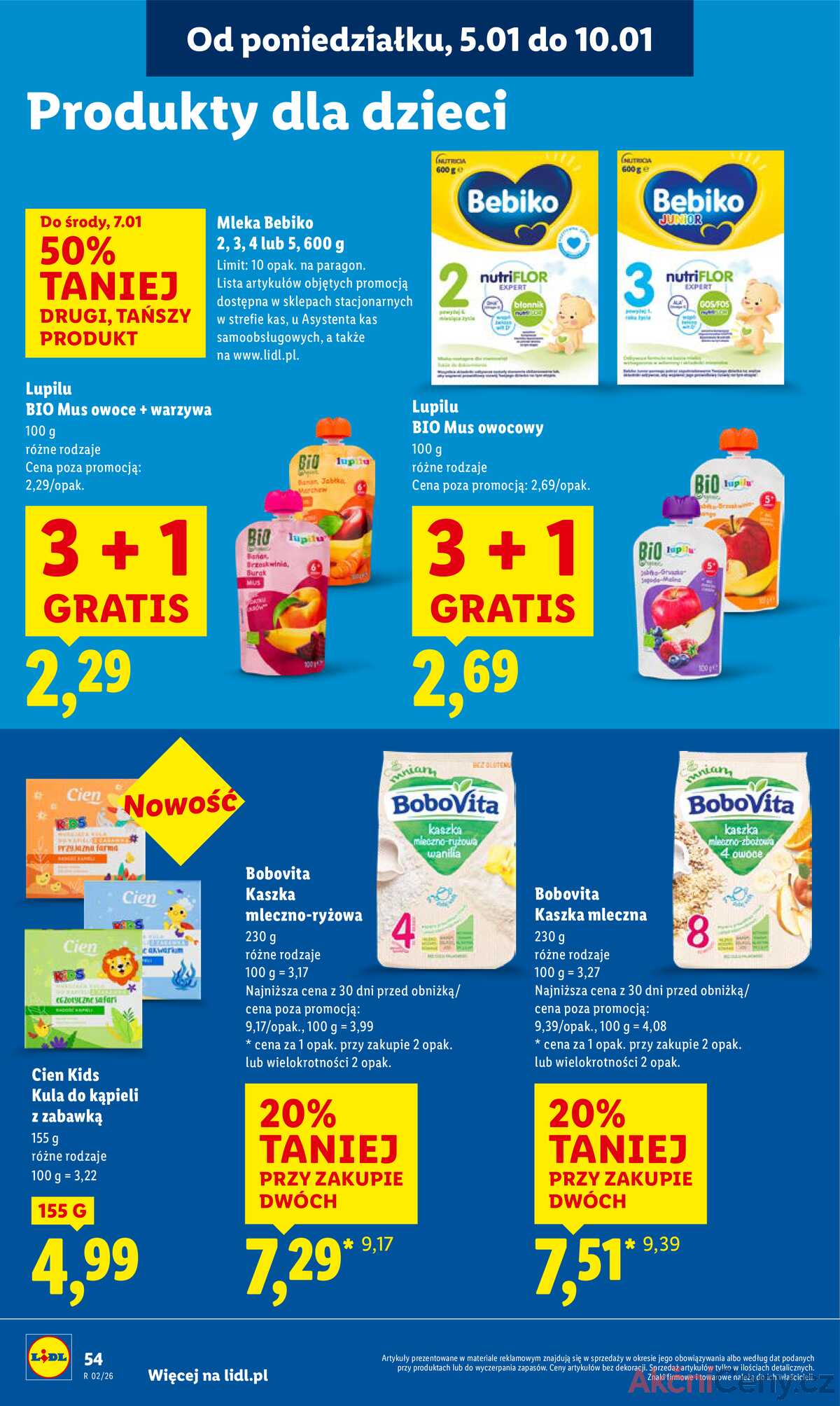 Leták Lidl Polsko 5.1.-7.1.2026 strana 56