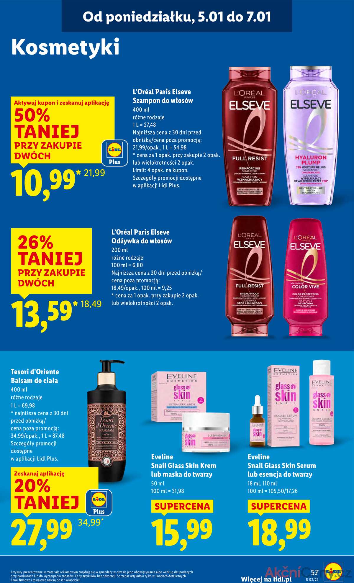 Leták Lidl Polsko 5.1.-7.1.2026 strana 59