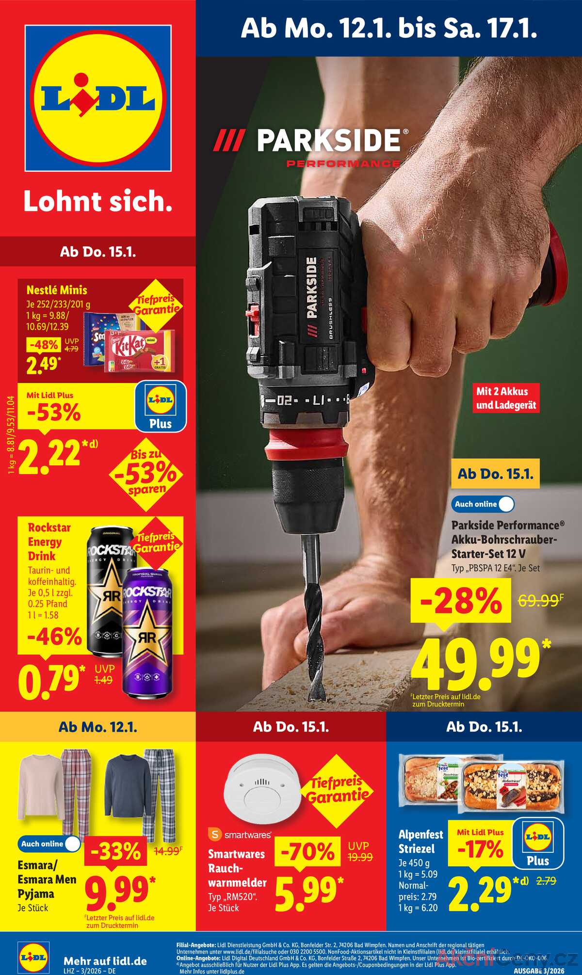 Leták Lidl Německo 12.1.-17.1.2026 strana 5