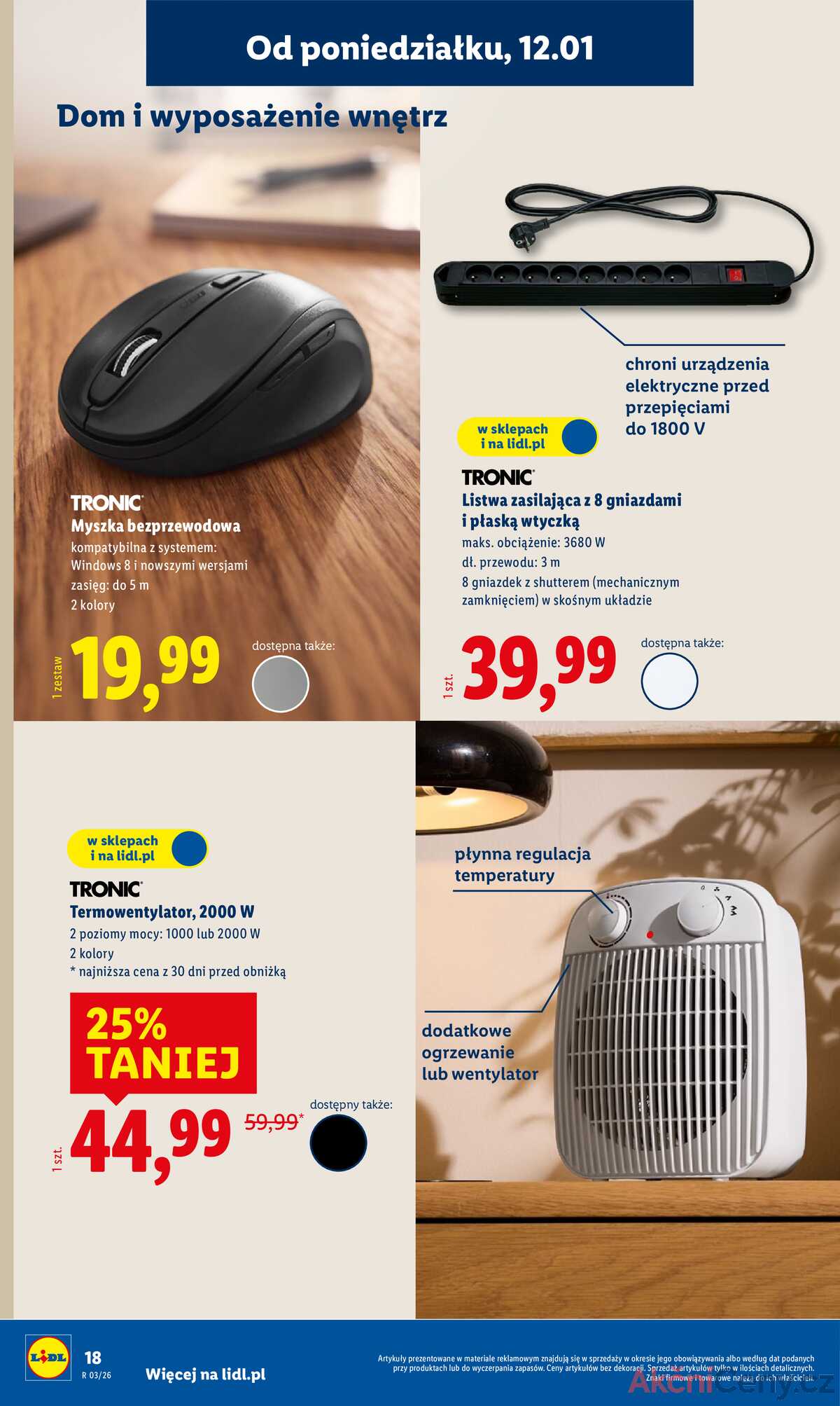Katalog Lidl Polsko 12.1.-17.1.2026 strana 20