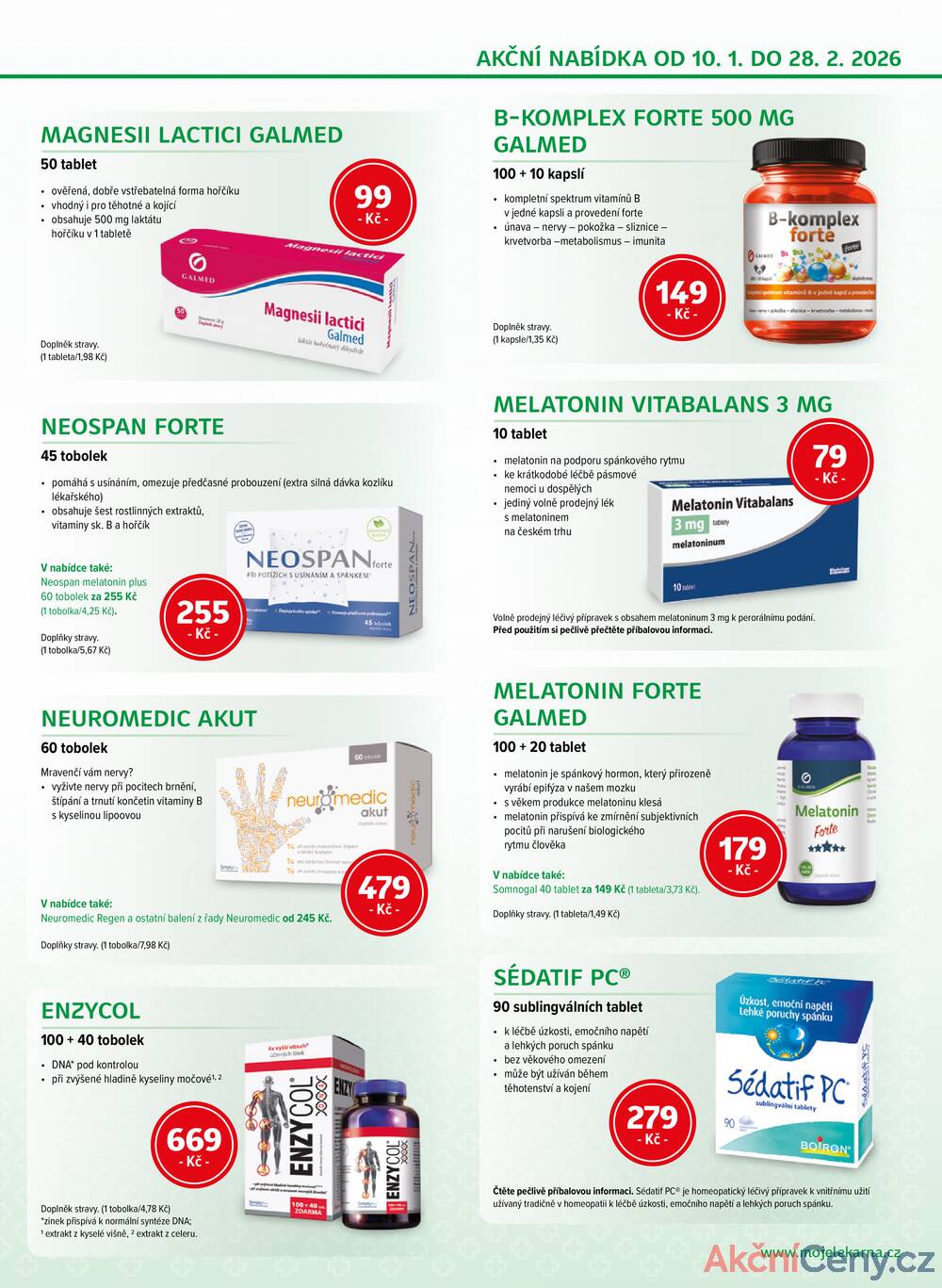 Leták mojelekarna.cz - mojelekarna.cz od 10.1. do 28.2.2026 - strana 9
