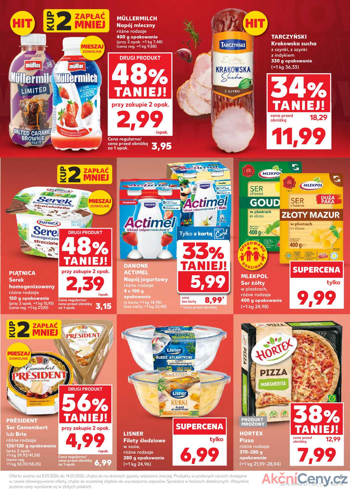 Leták Kaufland Polsko 8.1.-14.1.2026 - Noviny týdne strana 5