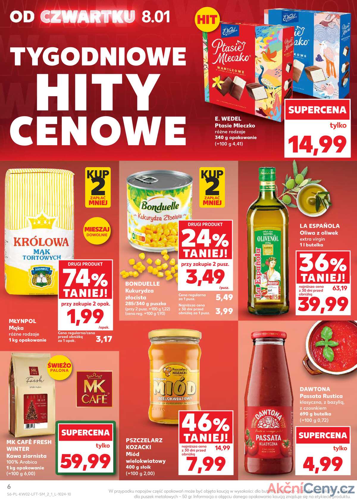 Leták Kaufland Polsko 8.1.-14.1.2026 - Noviny týdne strana 6