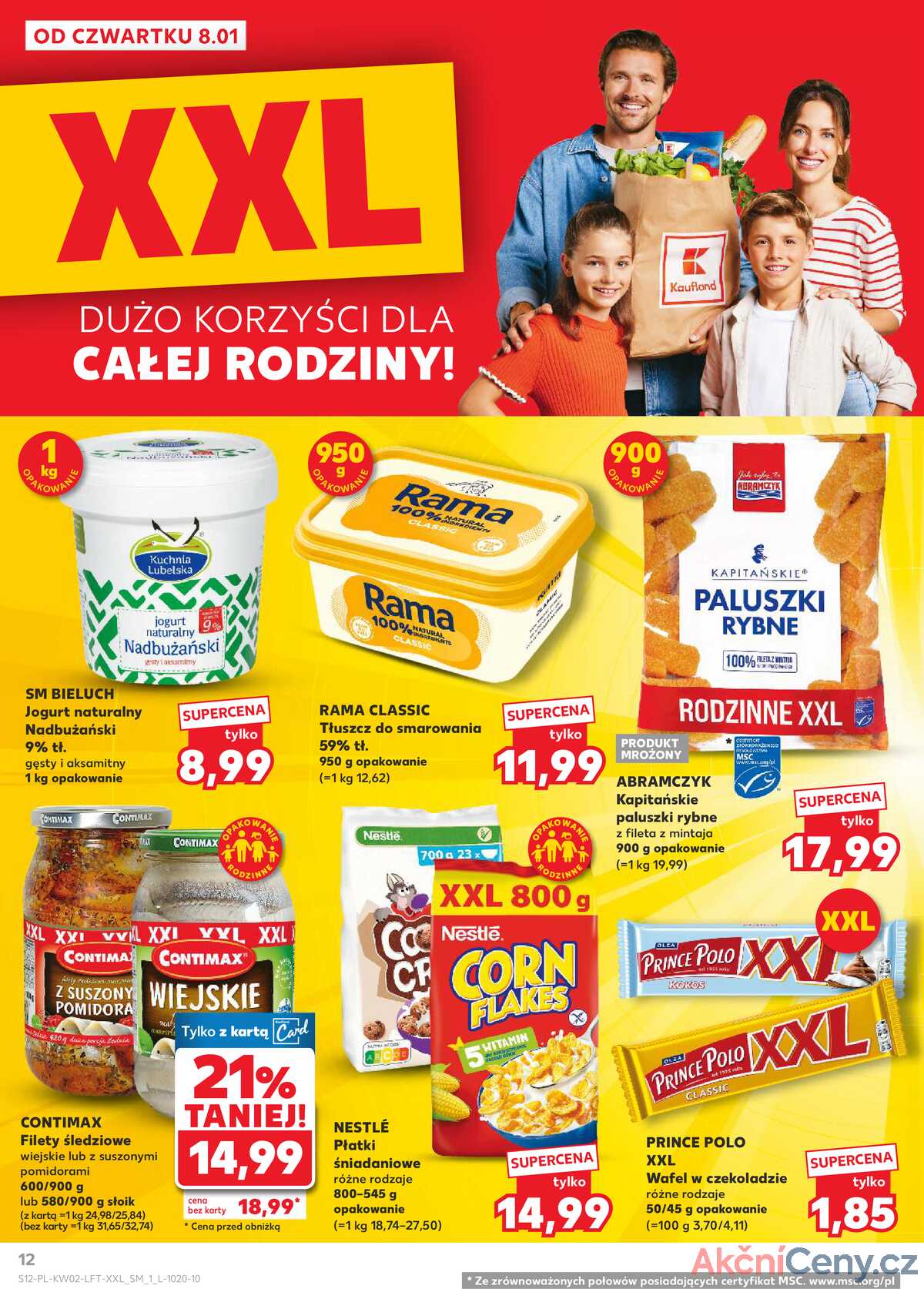 Leták Kaufland Polsko 8.1.-14.1.2026 - Noviny týdne strana 12