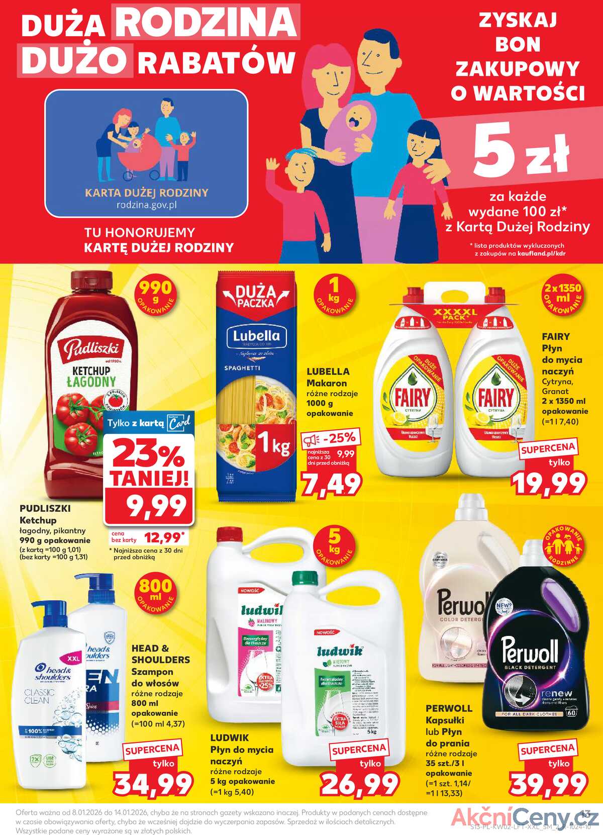 Leták Kaufland Polsko 8.1.-14.1.2026 - Noviny týdne strana 13