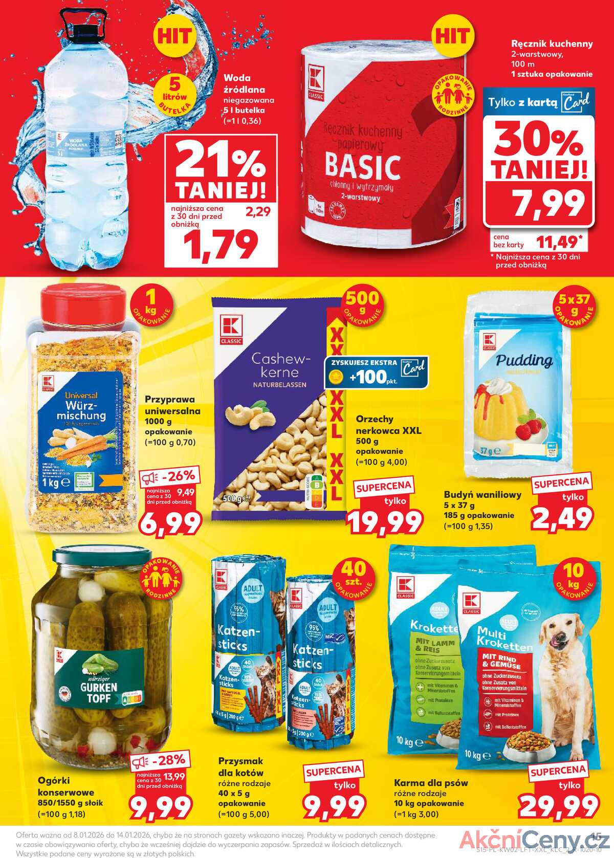 Leták Kaufland Polsko 8.1.-14.1.2026 - Noviny týdne strana 15