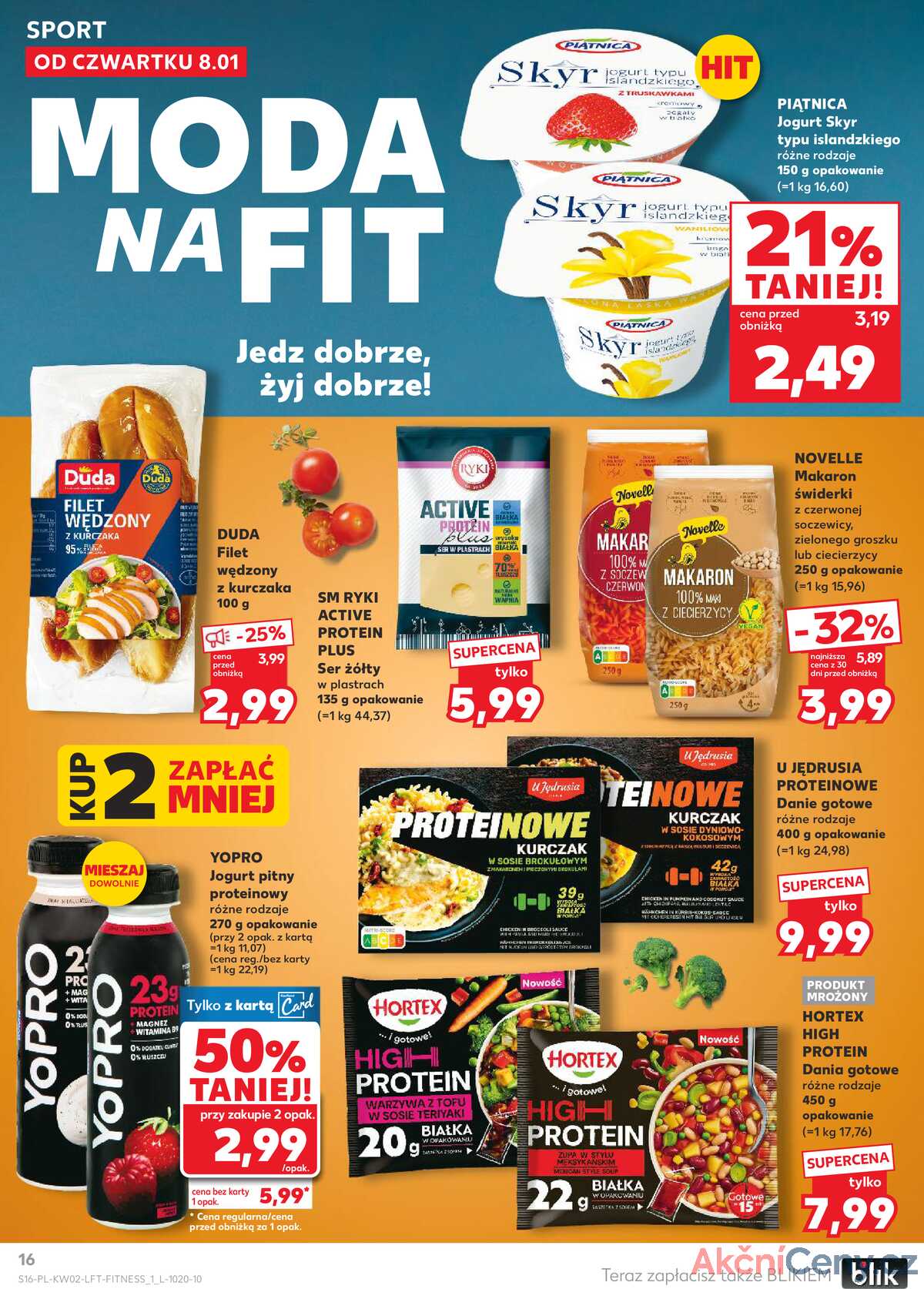 Leták Kaufland Polsko 8.1.-14.1.2026 - Noviny týdne strana 16