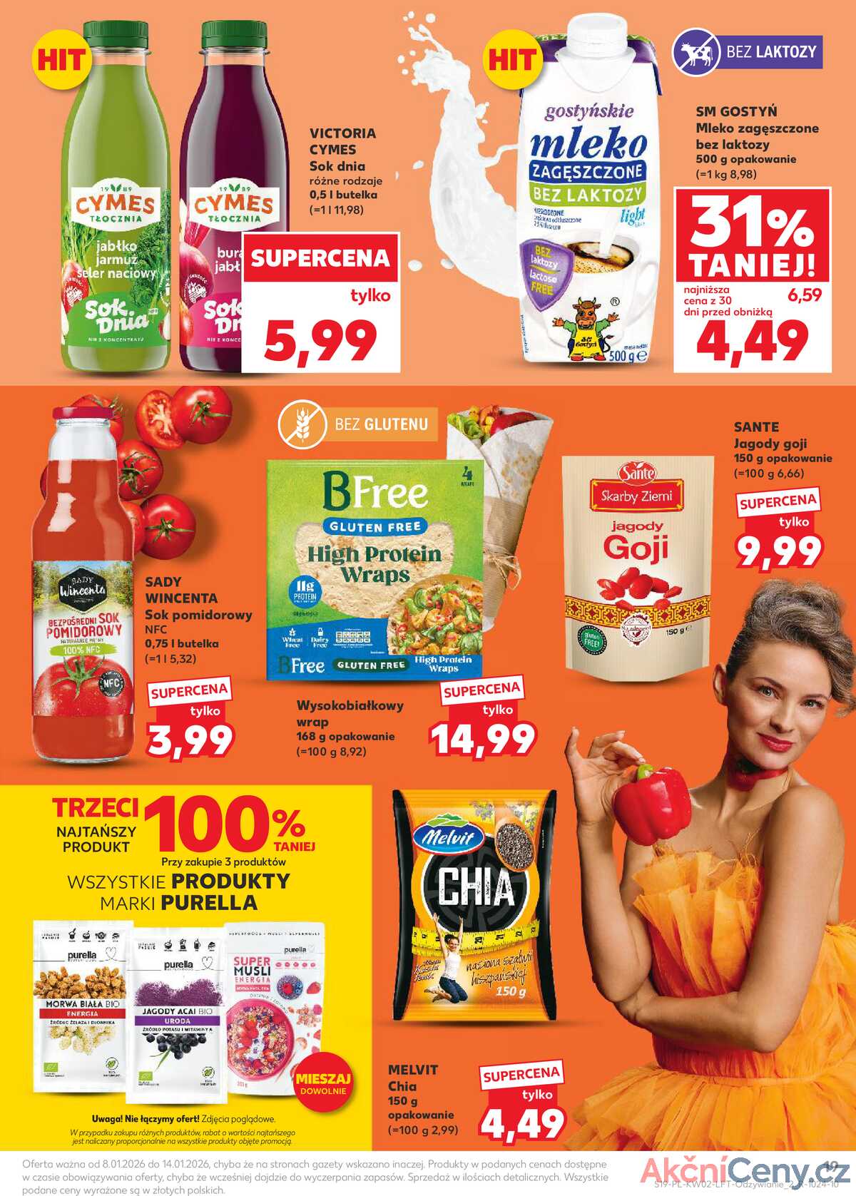 Leták Kaufland Polsko 8.1.-14.1.2026 - Noviny týdne strana 19