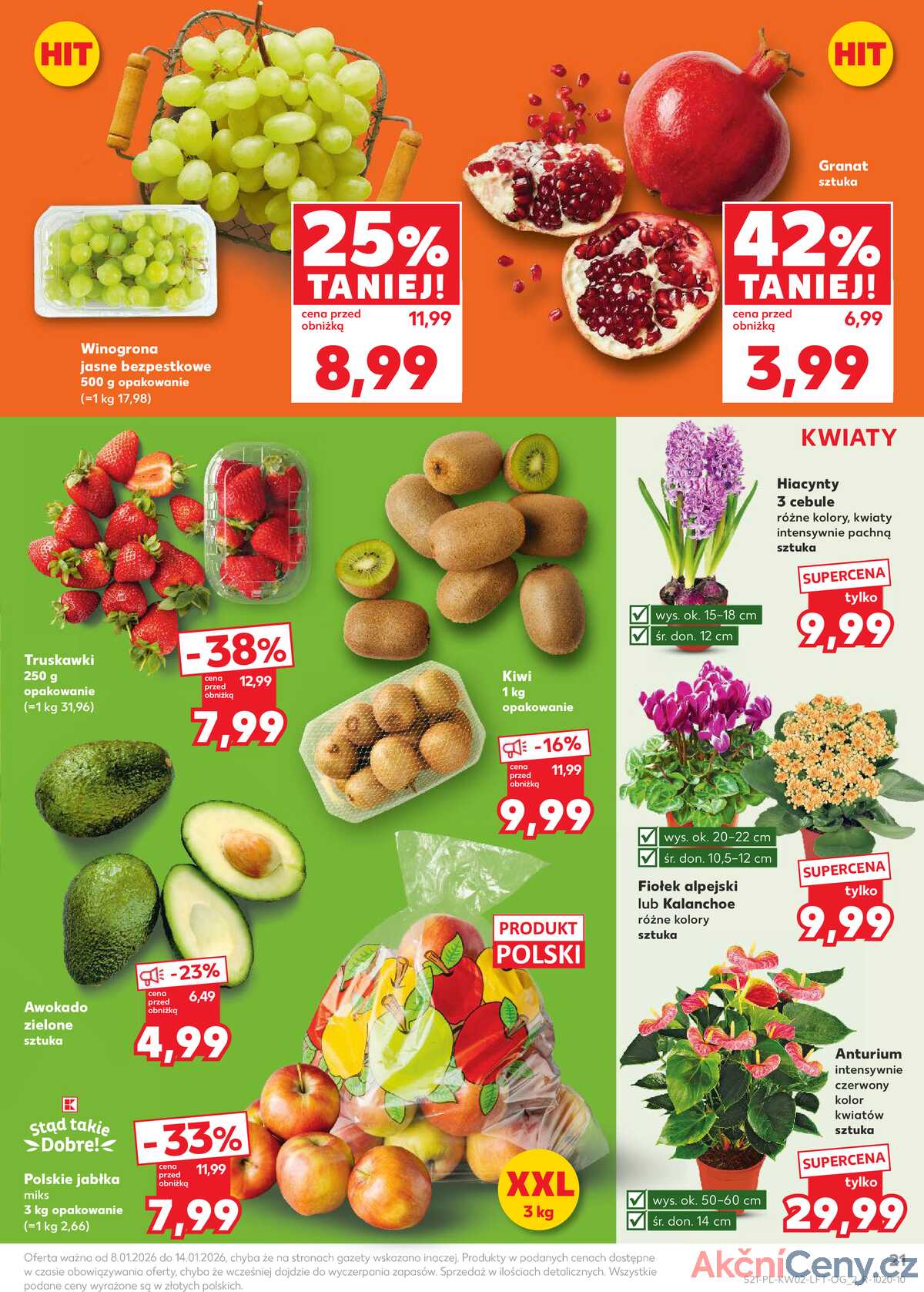 Leták Kaufland Polsko 8.1.-14.1.2026 - Noviny týdne strana 21