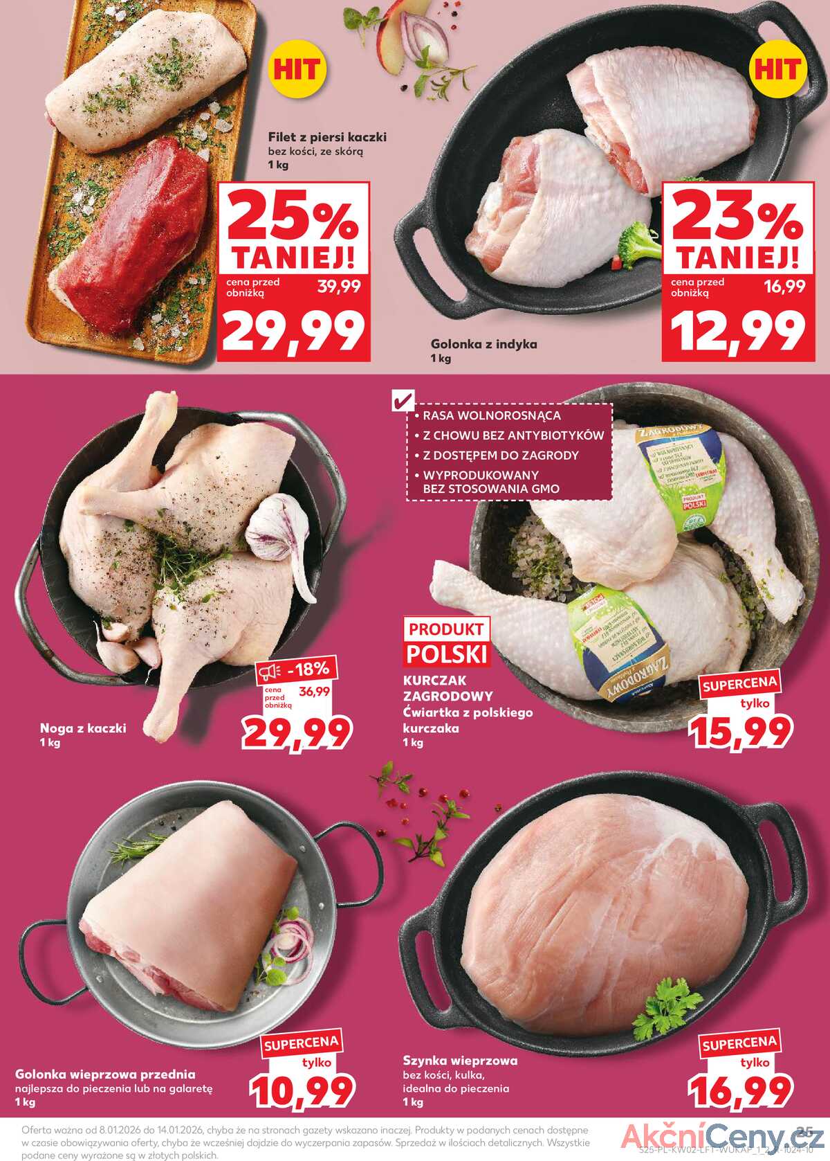 Leták Kaufland Polsko 8.1.-14.1.2026 - Noviny týdne strana 25
