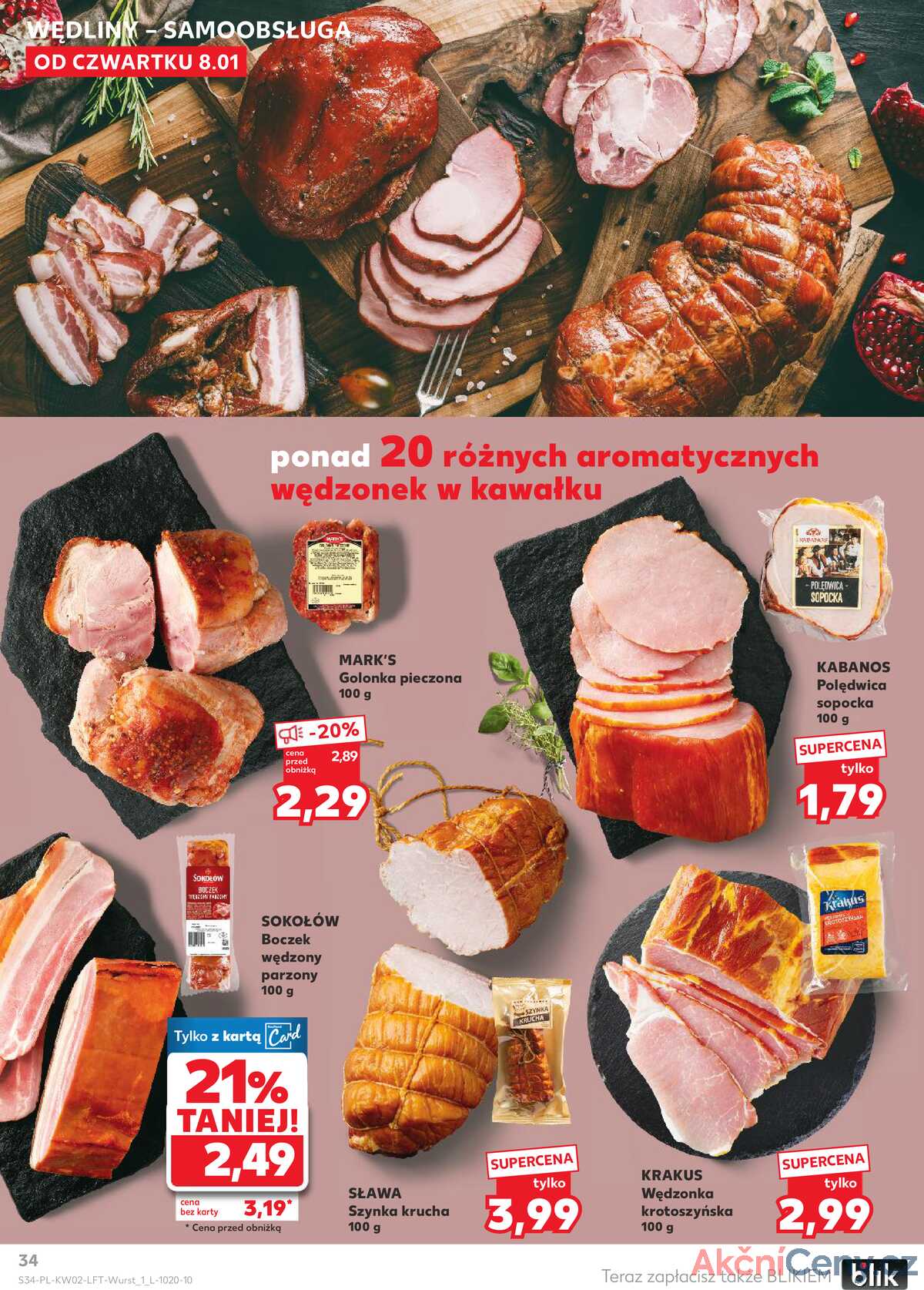 Leták Kaufland Polsko 8.1.-14.1.2026 - Noviny týdne strana 34