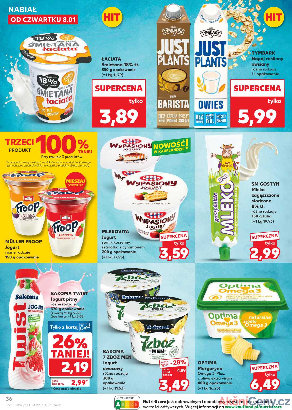 Leták Kaufland Polsko 8.1.-14.1.2026 - Noviny týdne strana 36