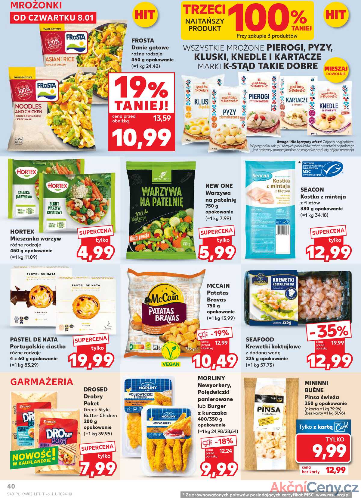 Leták Kaufland Polsko 8.1.-14.1.2026 - Noviny týdne strana 40