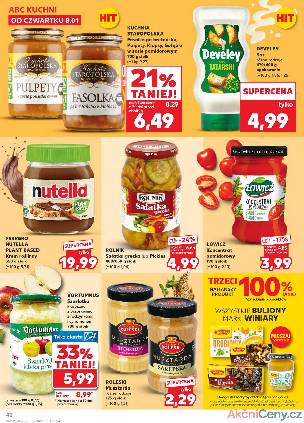 Leták Kaufland Polsko 8.1.-14.1.2026 - Noviny týdne strana 42