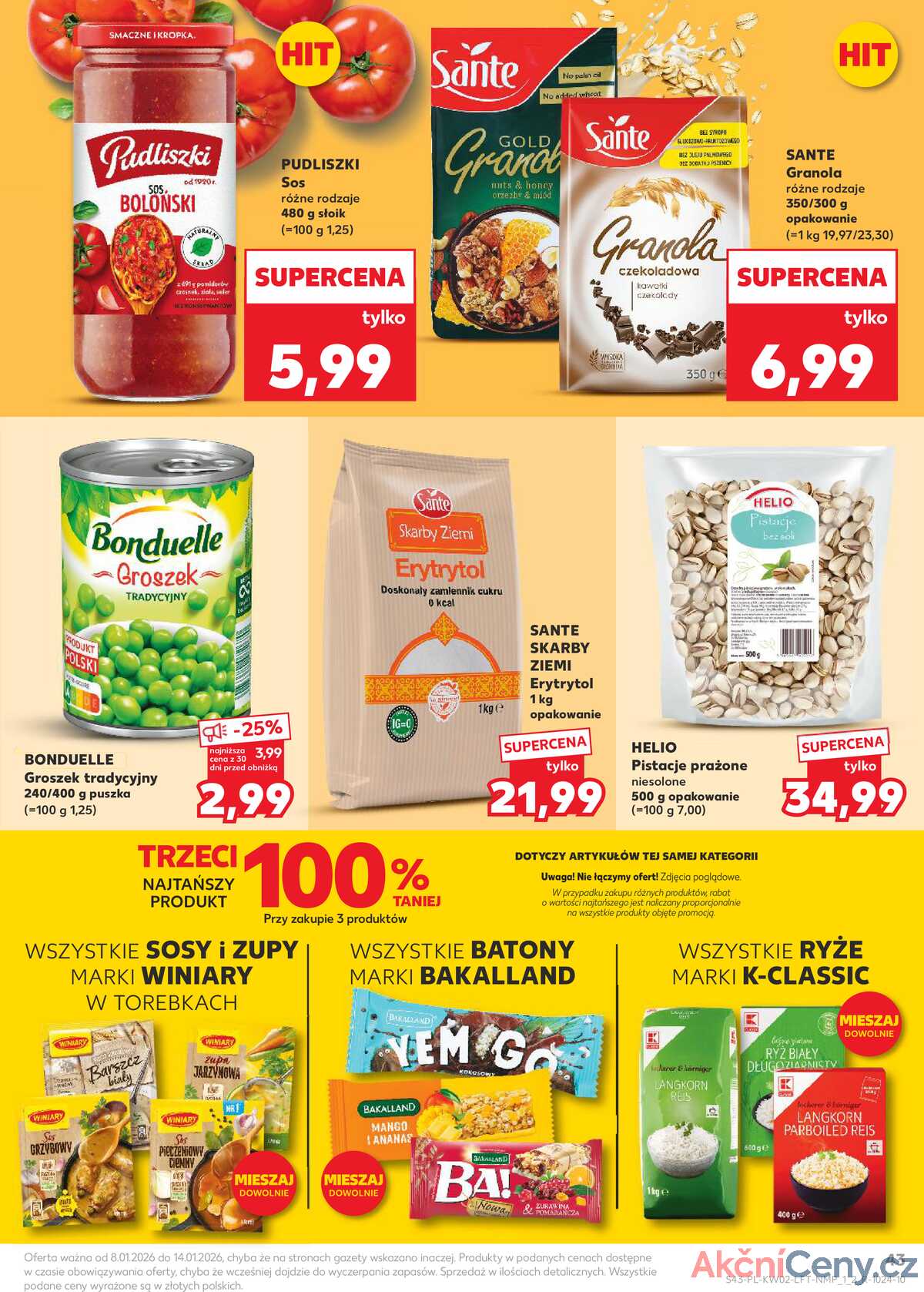 Leták Kaufland Polsko 8.1.-14.1.2026 - Noviny týdne strana 43