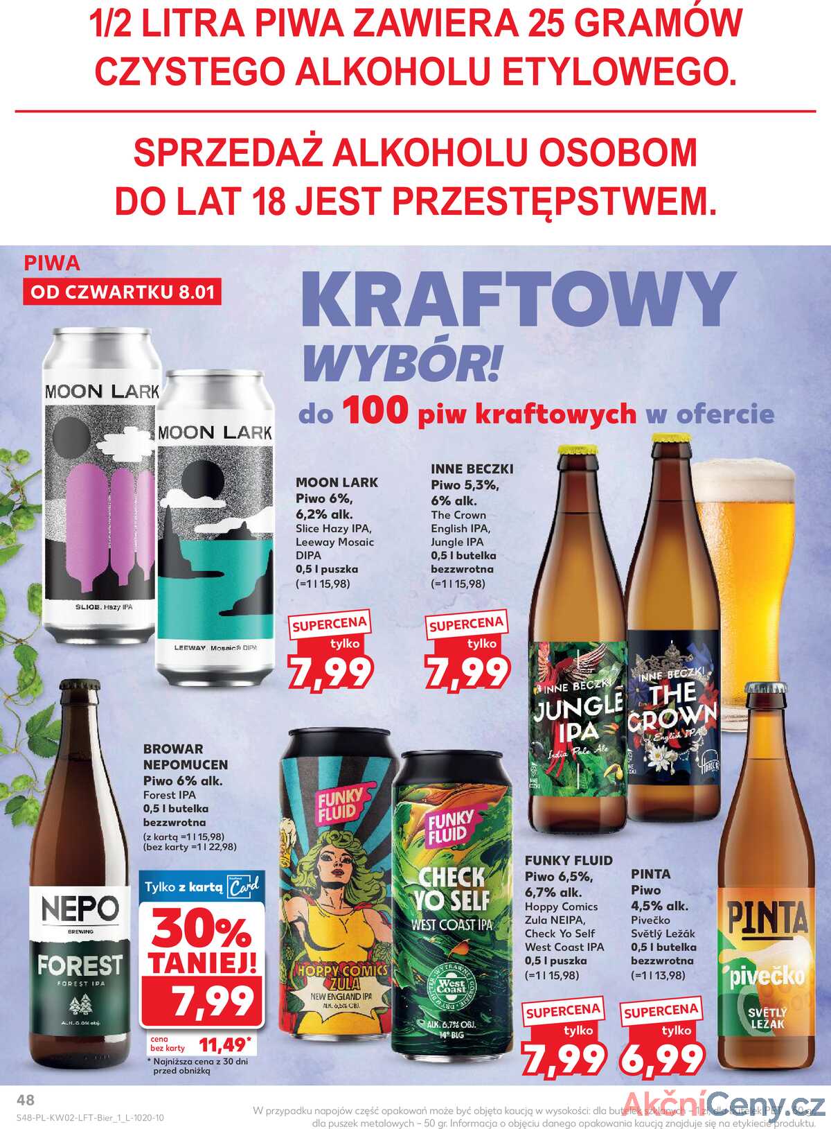 Leták Kaufland Polsko 8.1.-14.1.2026 - Noviny týdne strana 48