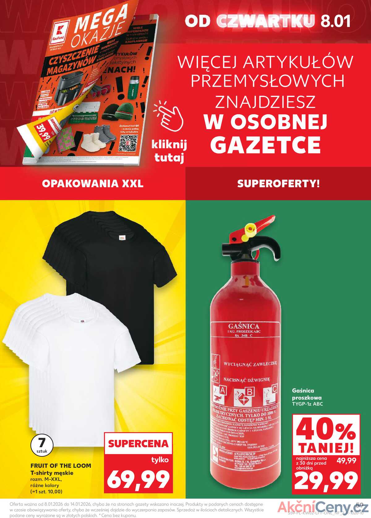 Leták Kaufland Polsko 8.1.-14.1.2026 - Noviny týdne strana 59