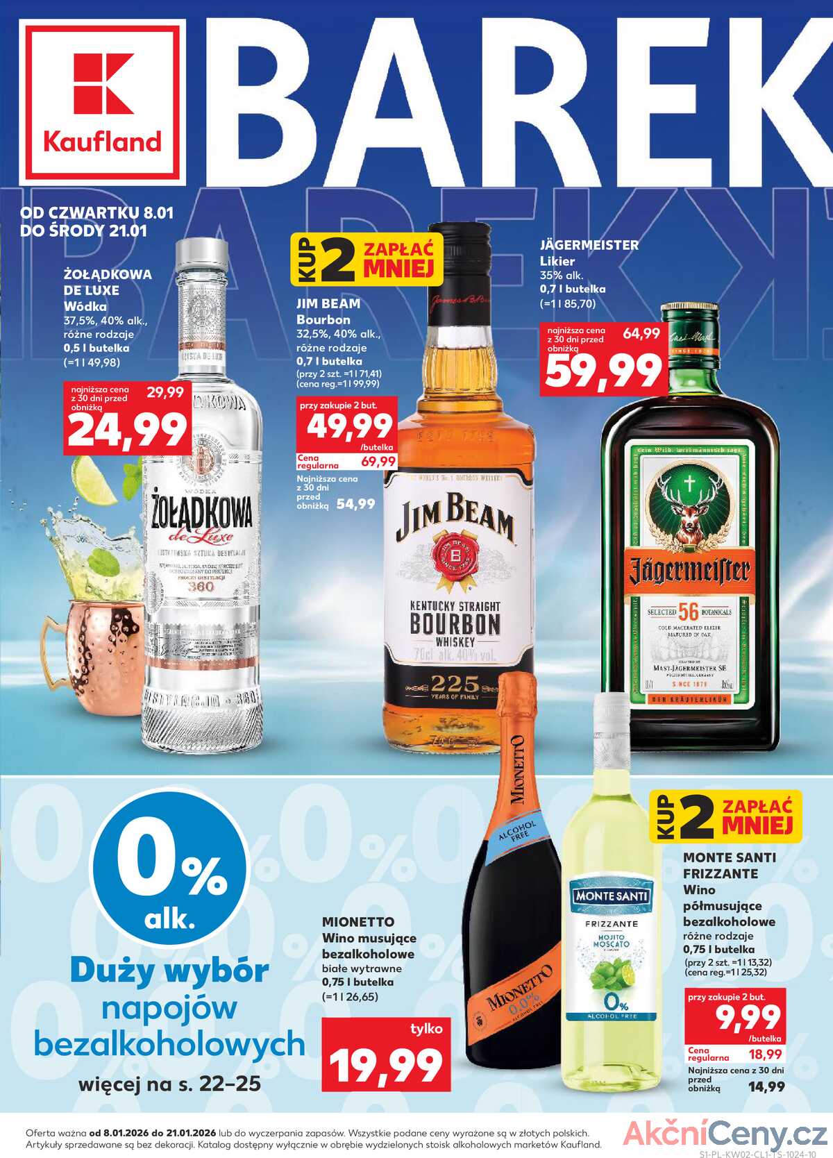 Leták Kaufland Polsko 8.1.-21.1.2026 - Bar Kaufland strana 1