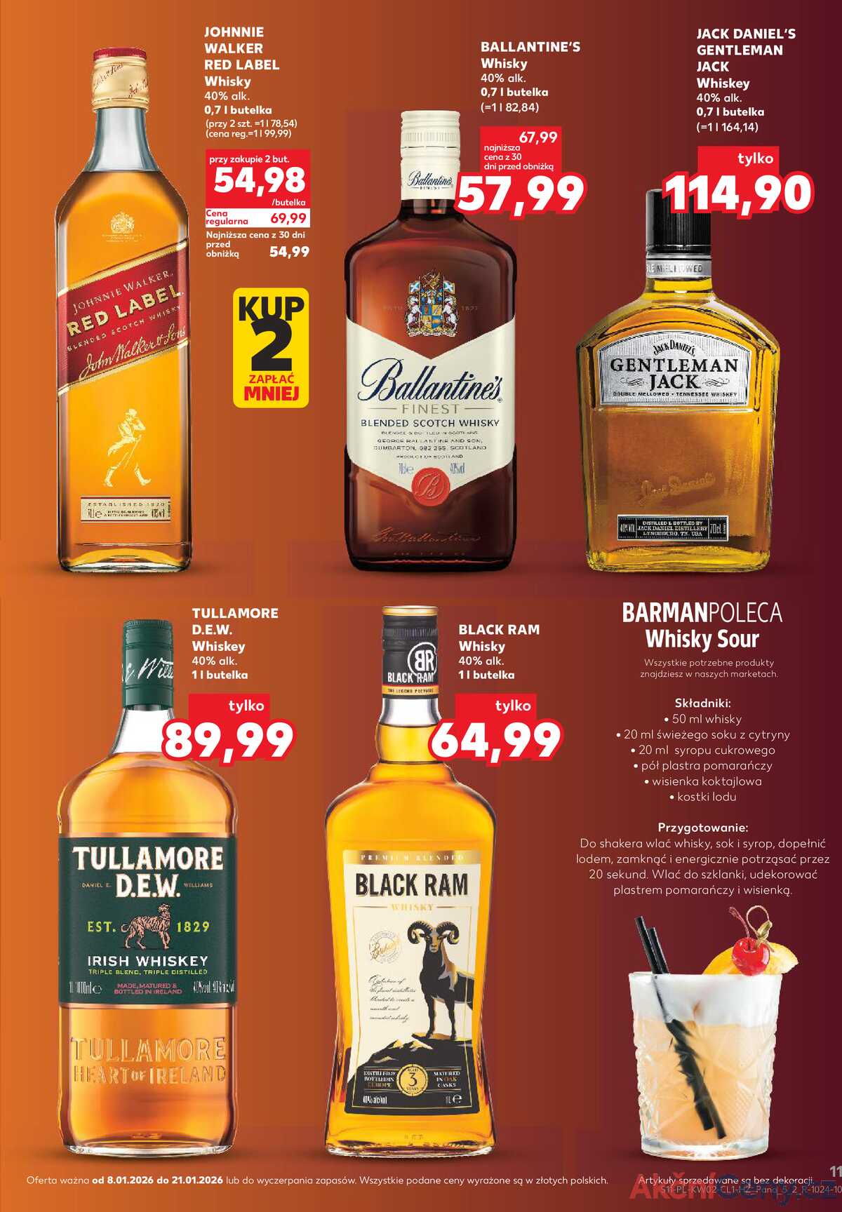 Leták Kaufland Polsko 8.1.-21.1.2026 - Bar Kaufland strana 11