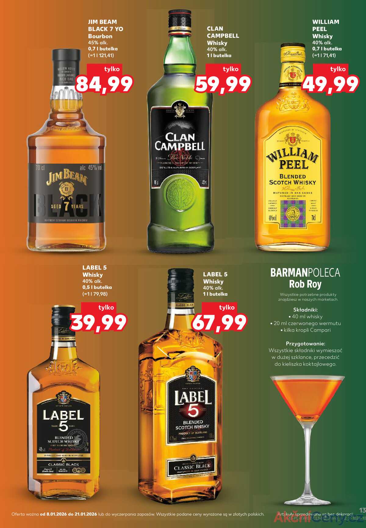 Leták Kaufland Polsko 8.1.-21.1.2026 - Bar Kaufland strana 13