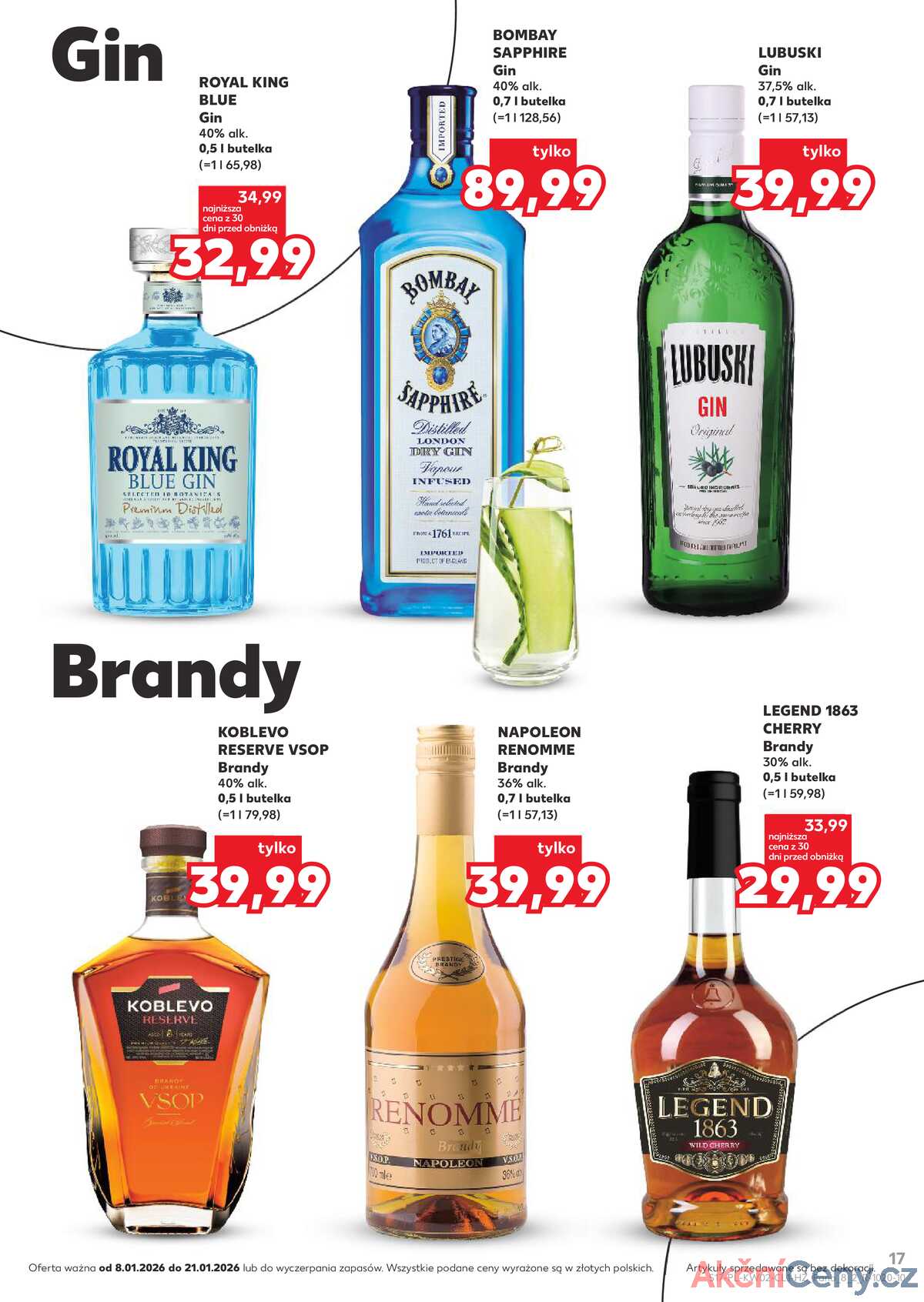 Leták Kaufland Polsko 8.1.-21.1.2026 - Bar Kaufland strana 17