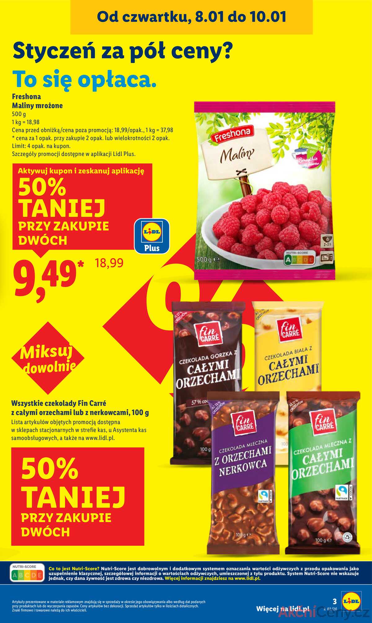 Leták Lidl Polsko 8.1.-10.1.2026 strana 3