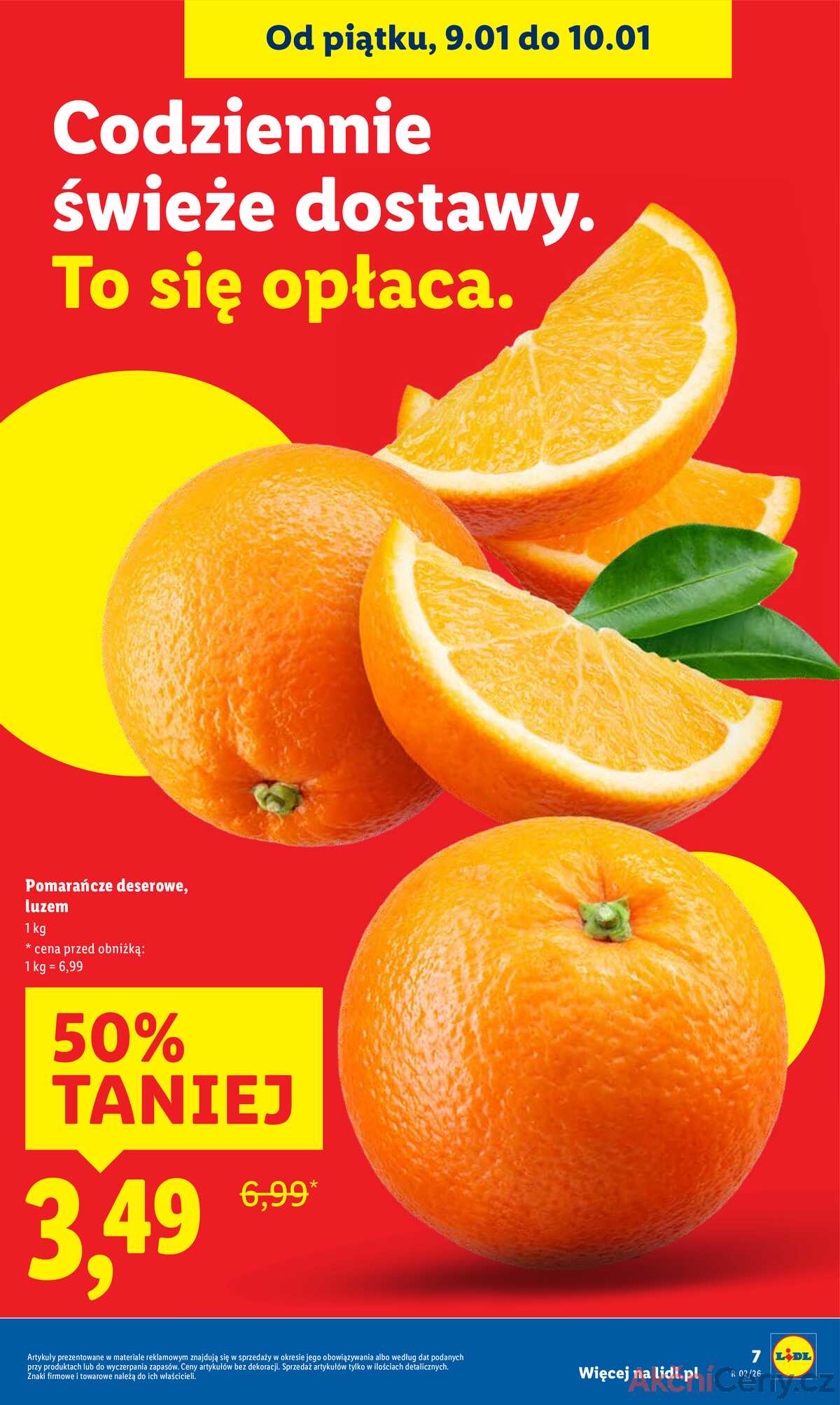 Leták Lidl Polsko 8.1.-10.1.2026 strana 7