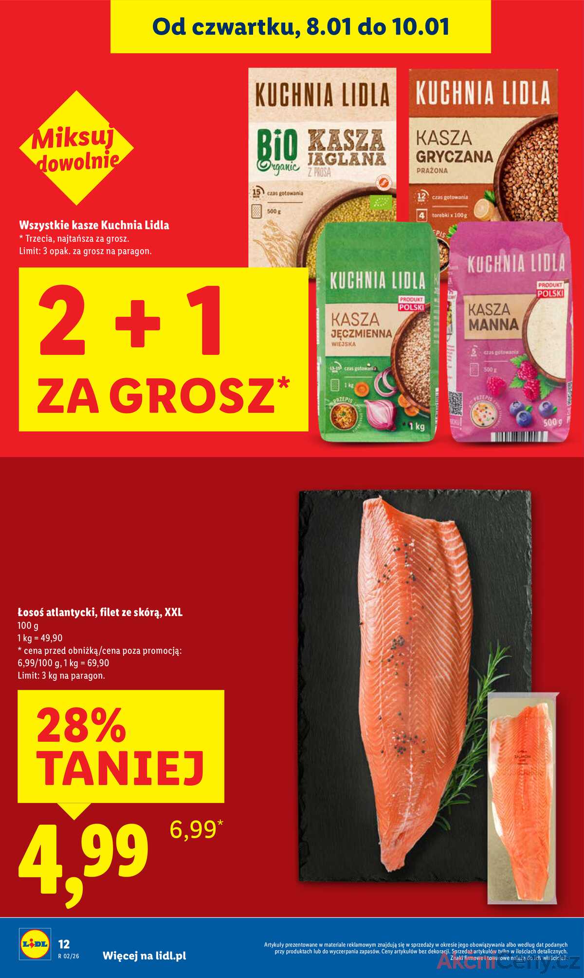 Leták Lidl Polsko 8.1.-10.1.2026 strana 12
