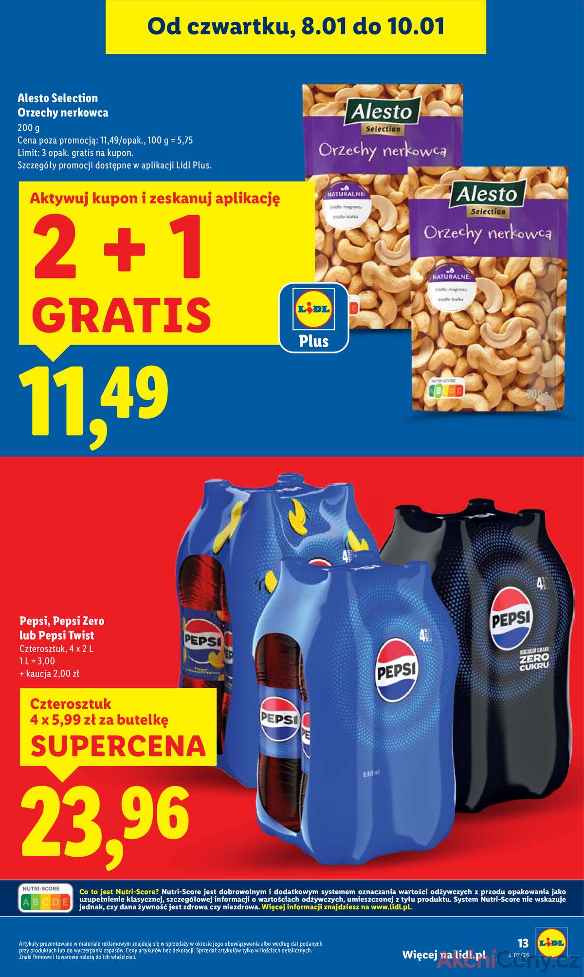 Leták Lidl Polsko 8.1.-10.1.2026 strana 13