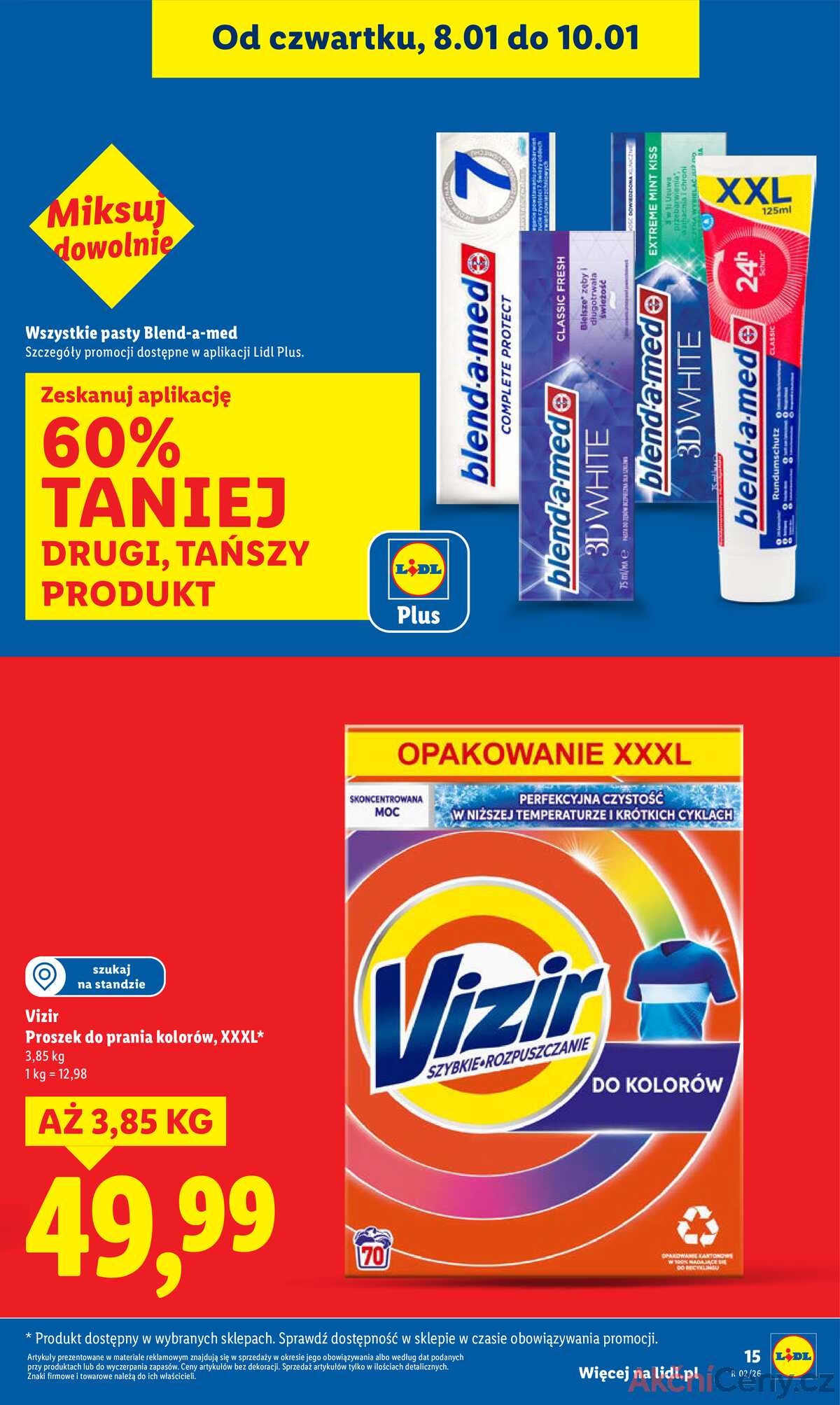 Leták Lidl Polsko 8.1.-10.1.2026 strana 15