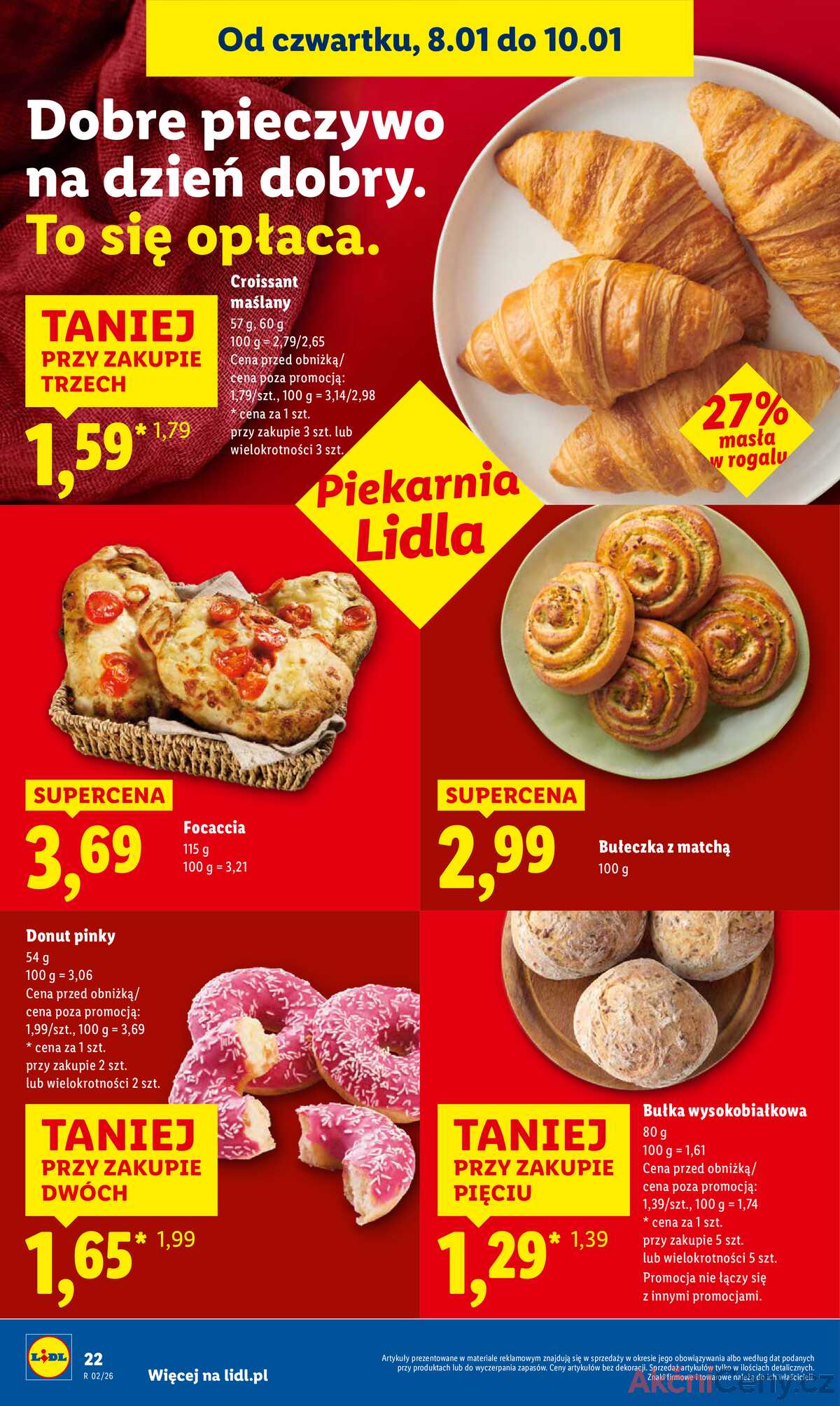 Leták Lidl Polsko 8.1.-10.1.2026 strana 22