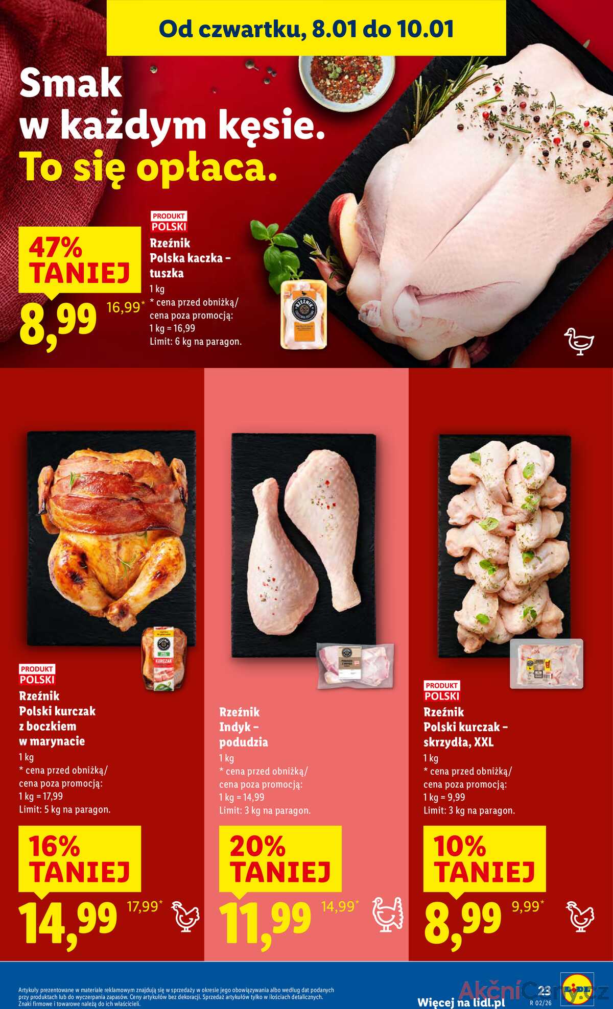 Leták Lidl Polsko 8.1.-10.1.2026 strana 23