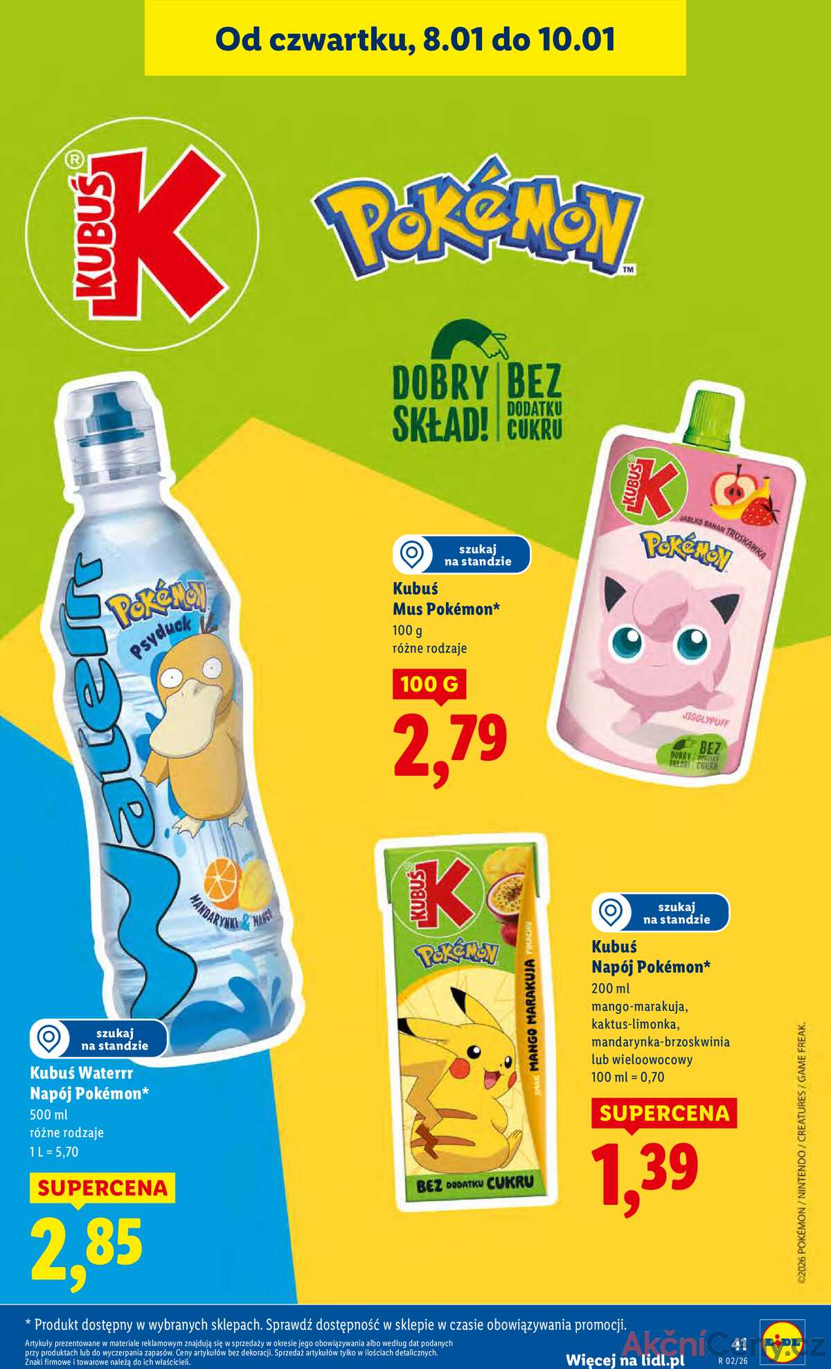 Leták Lidl Polsko 8.1.-10.1.2026 strana 41