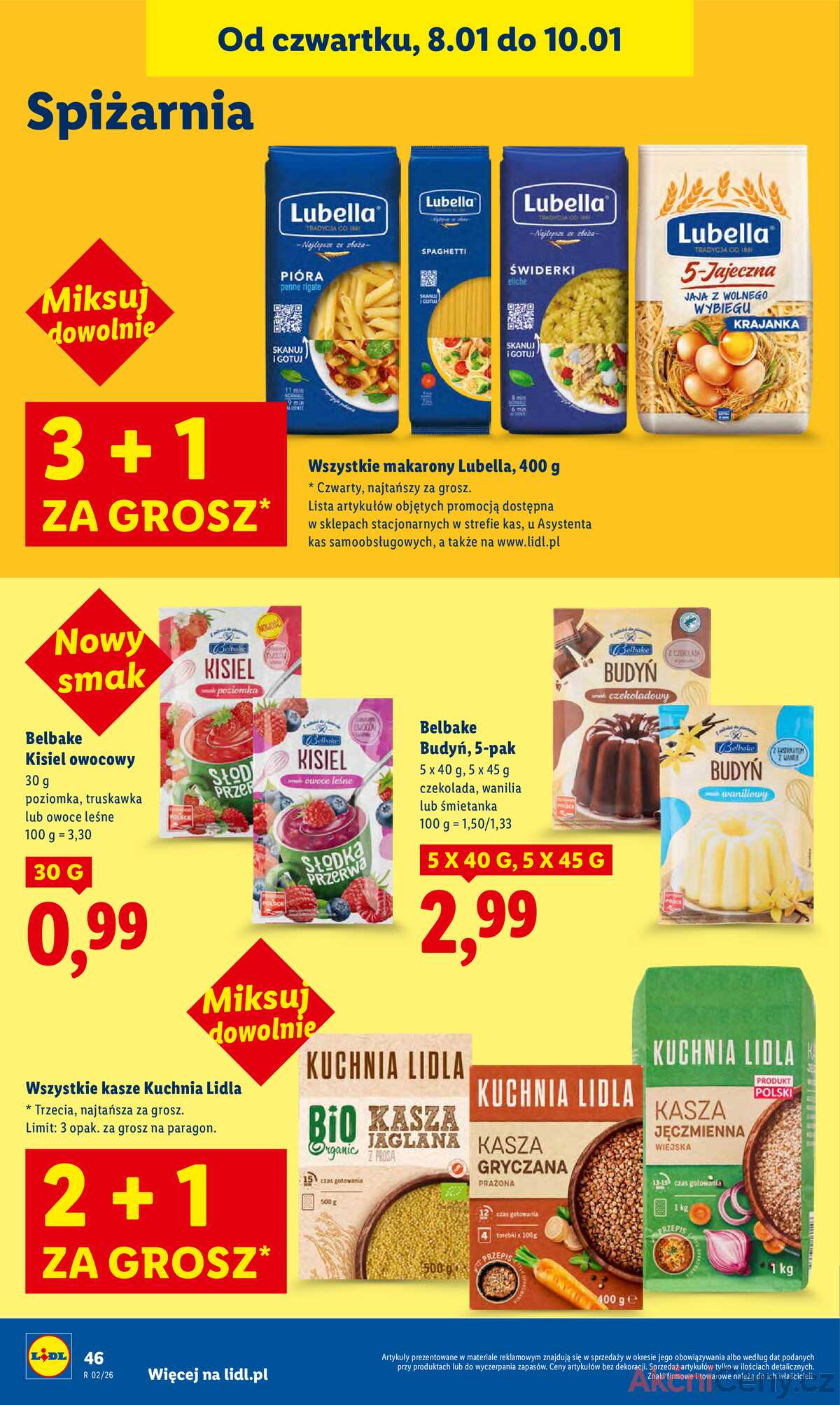 Leták Lidl Polsko 8.1.-10.1.2026 strana 46