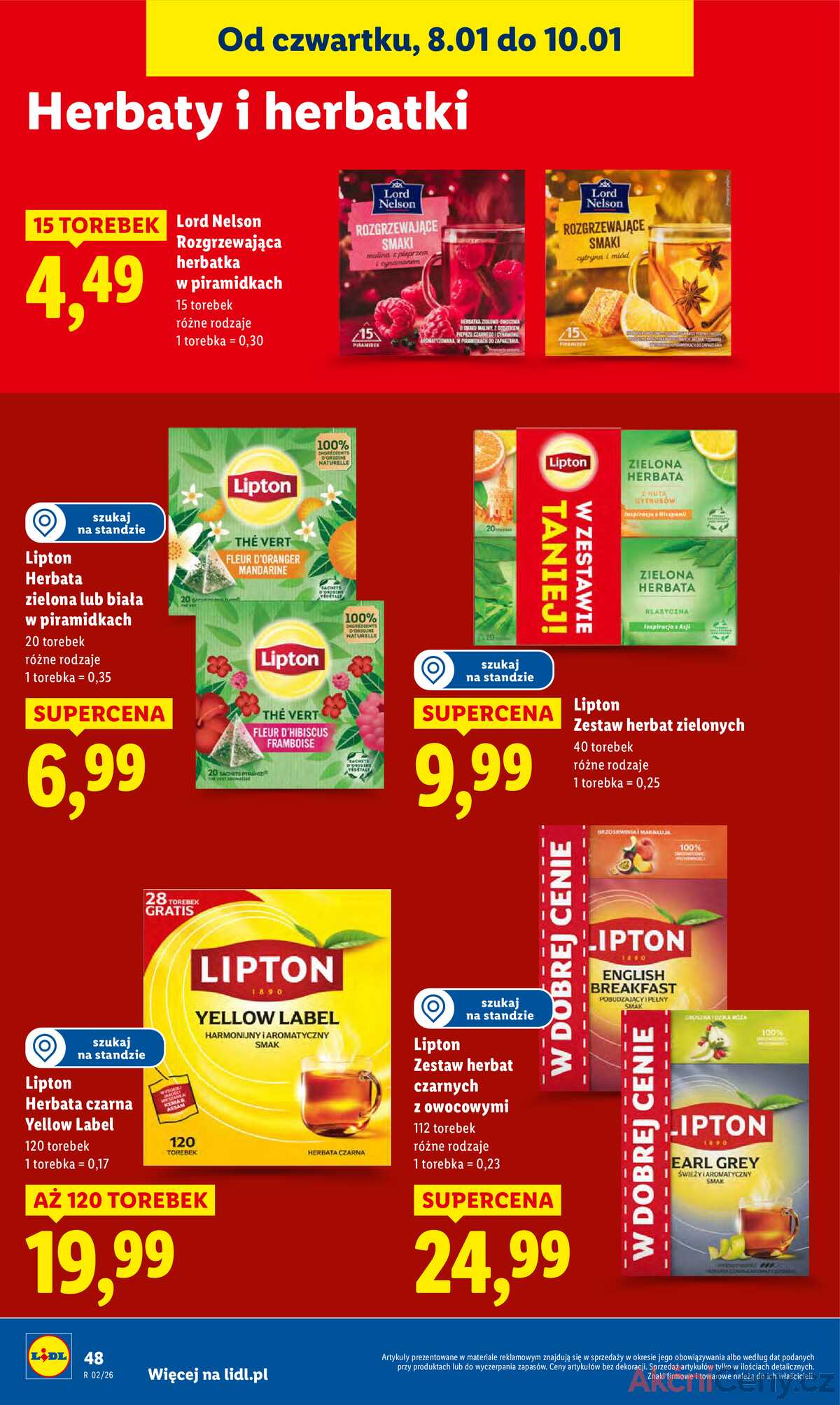 Leták Lidl Polsko 8.1.-10.1.2026 strana 48